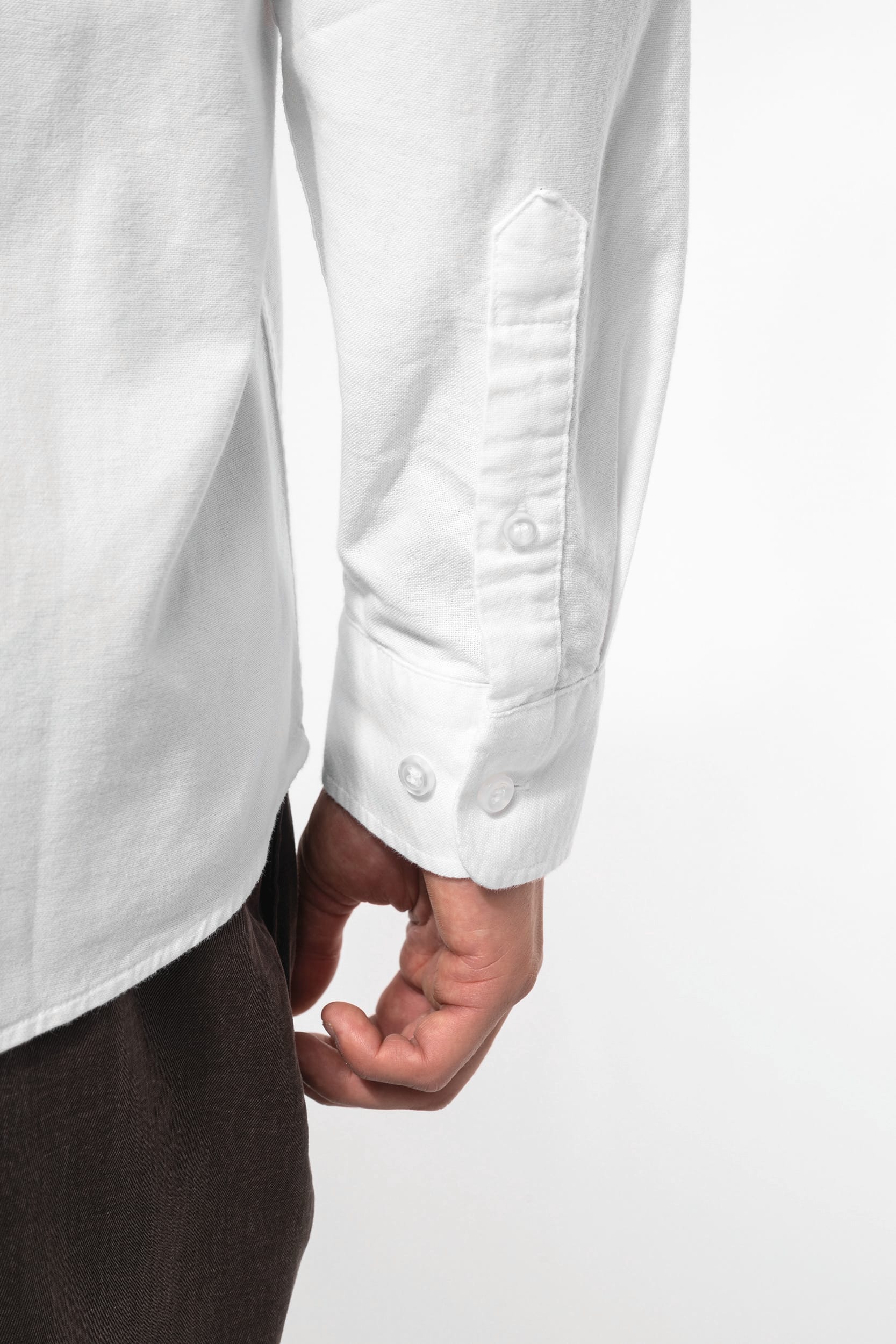 Chemise Oxford lavée manches longues - Image 6