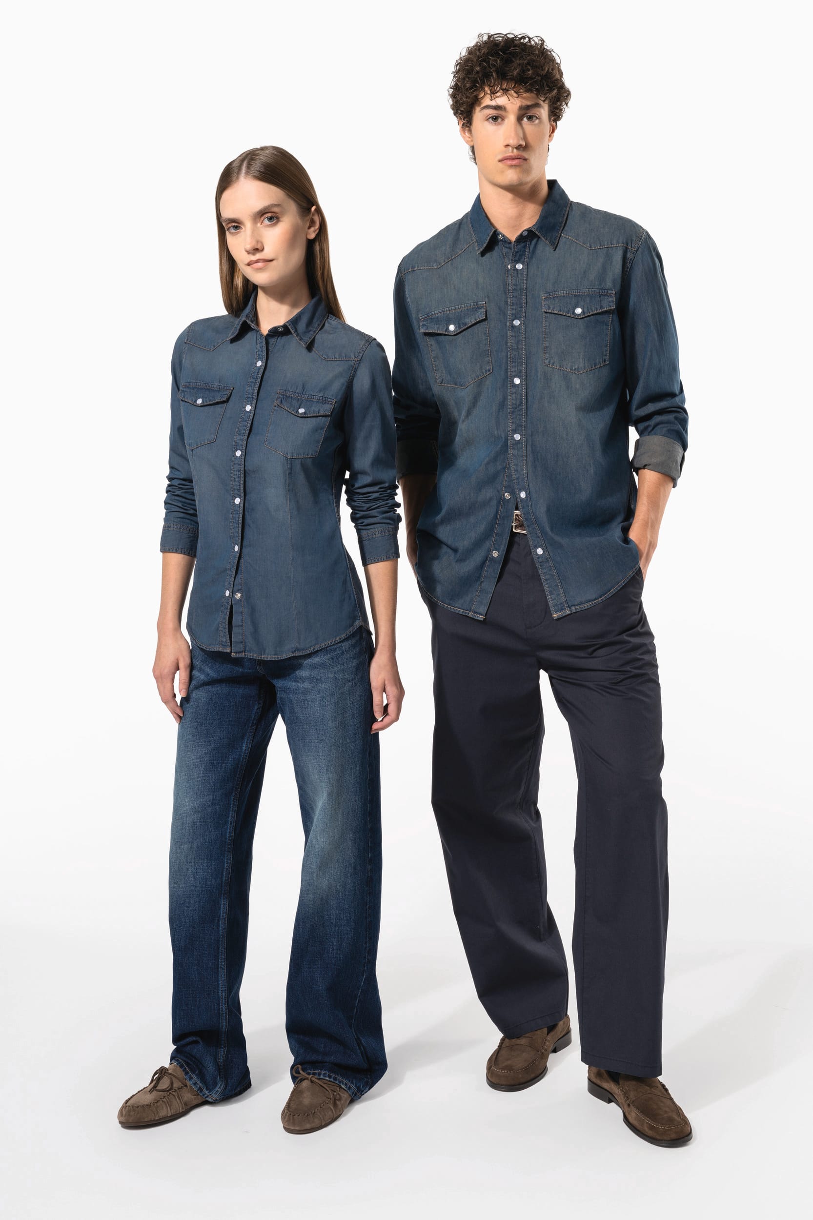 Chemise denim manches longues - Image 9