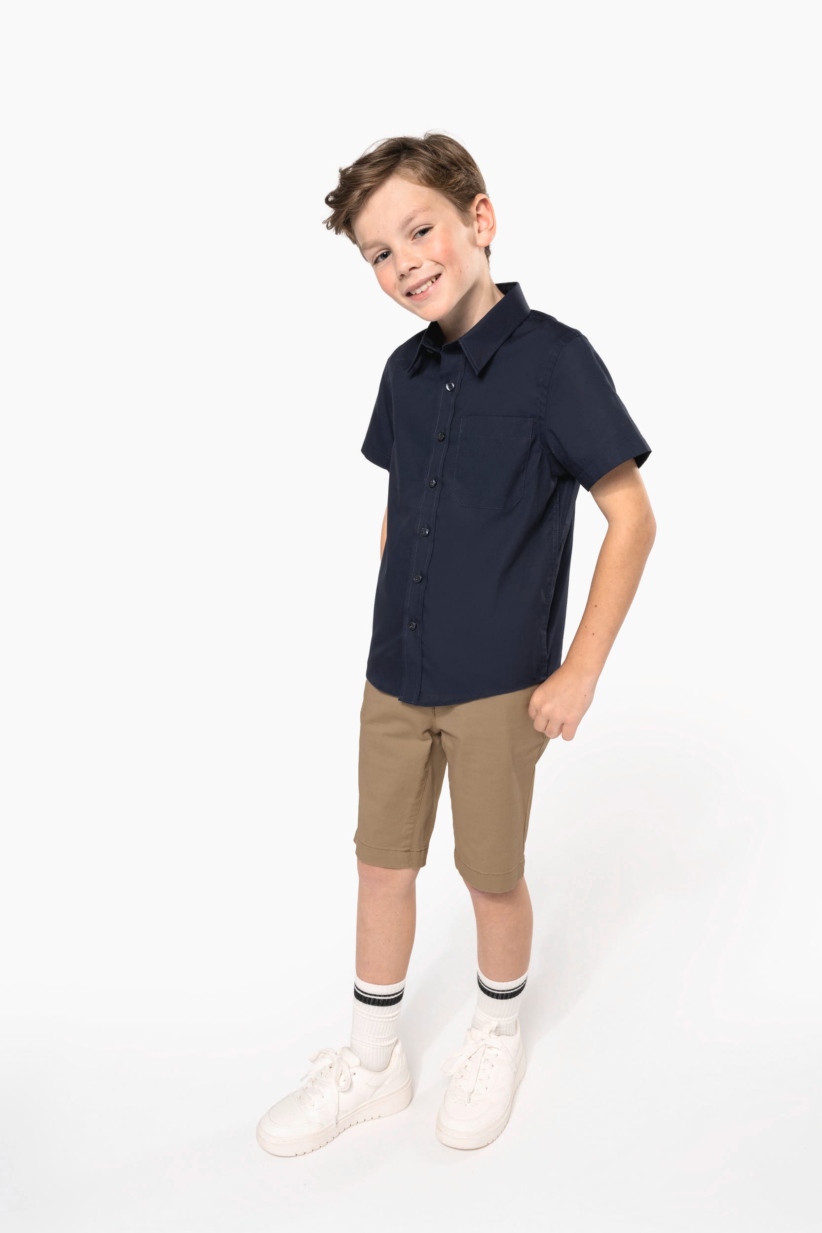 Chemise popeline manches courtes enfant - Image 7