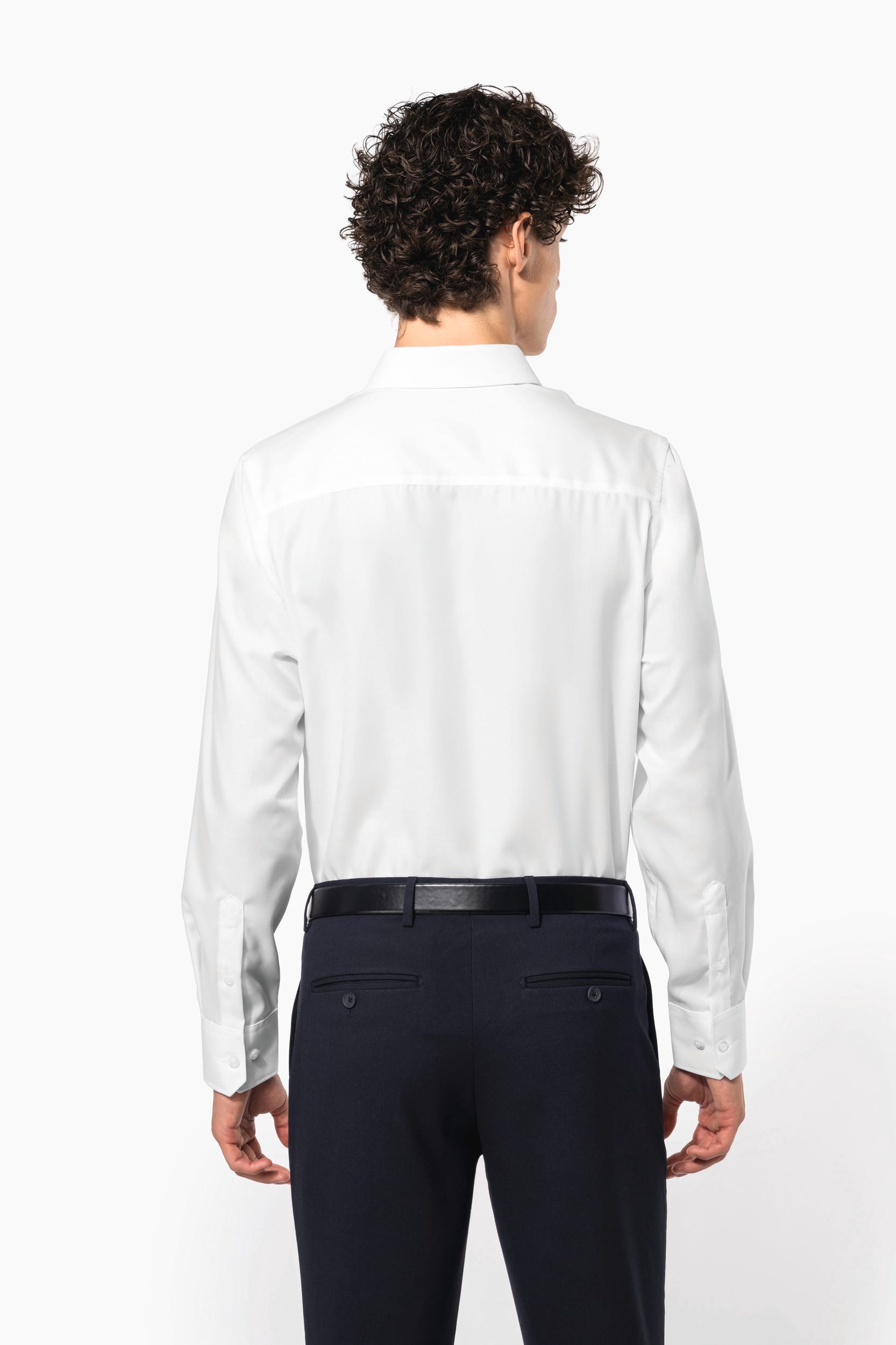 Chemise ajustée manches longues sans repassage - Image 2