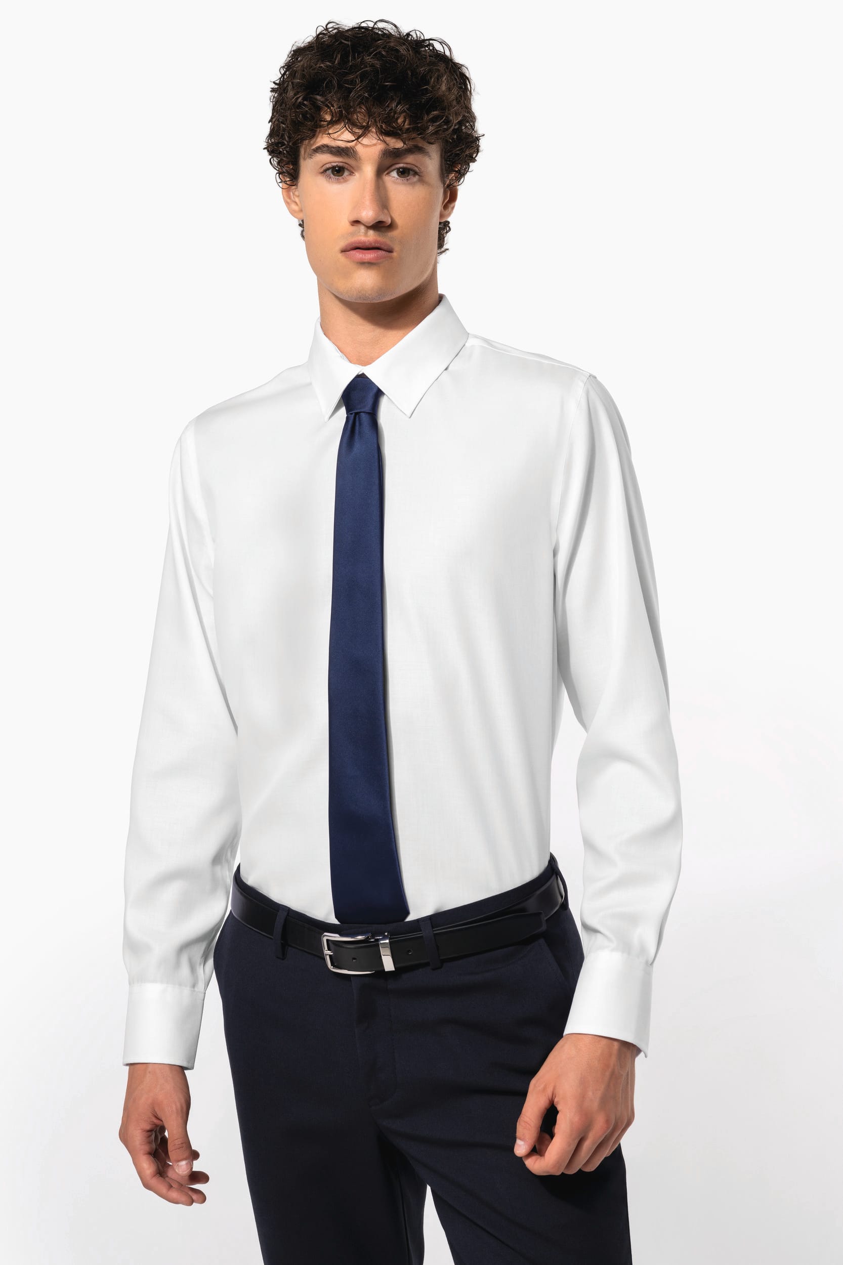 Chemise ajustée manches longues sans repassage - Image 6