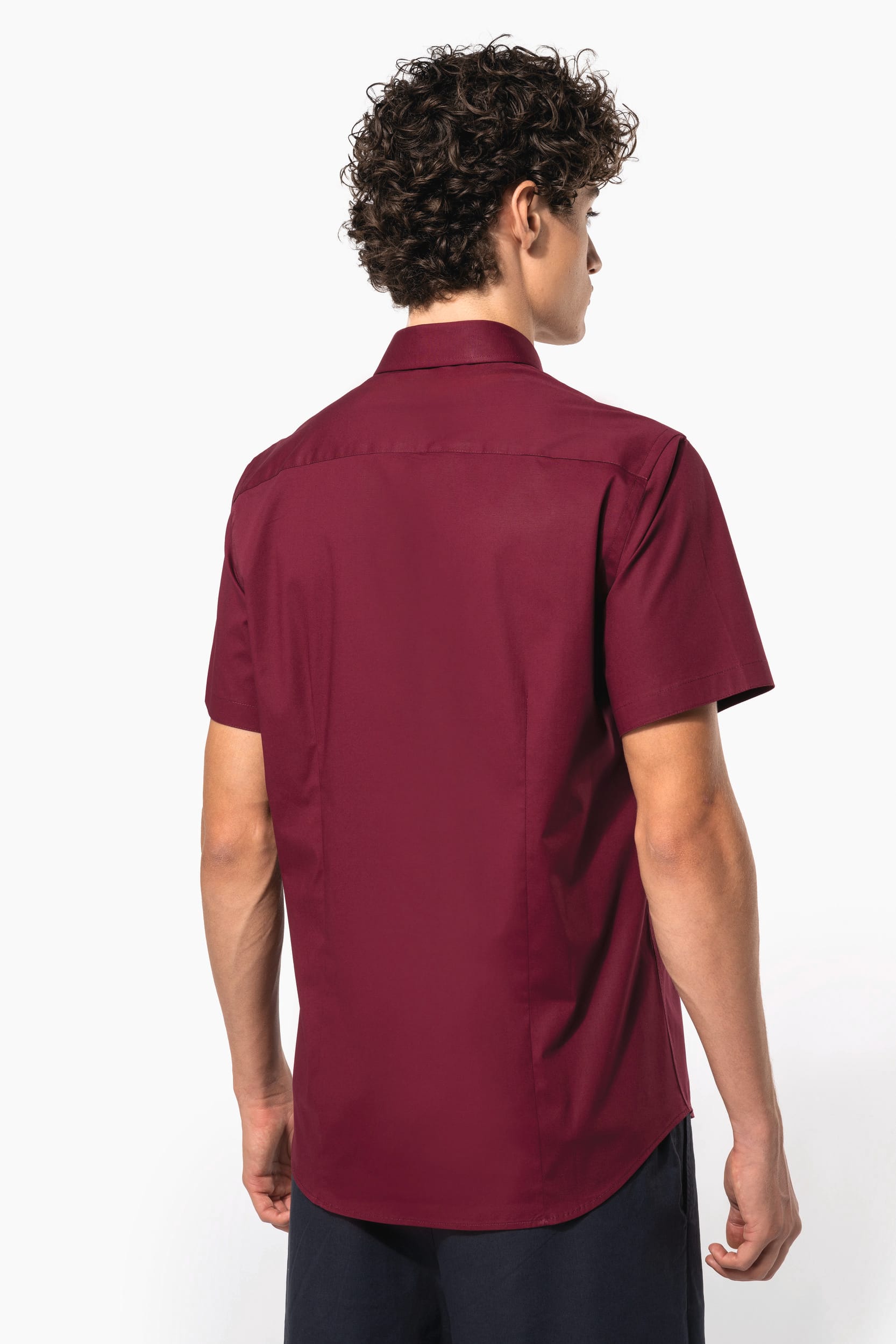 Chemise coton / élasthanne manches courtes - Image 9