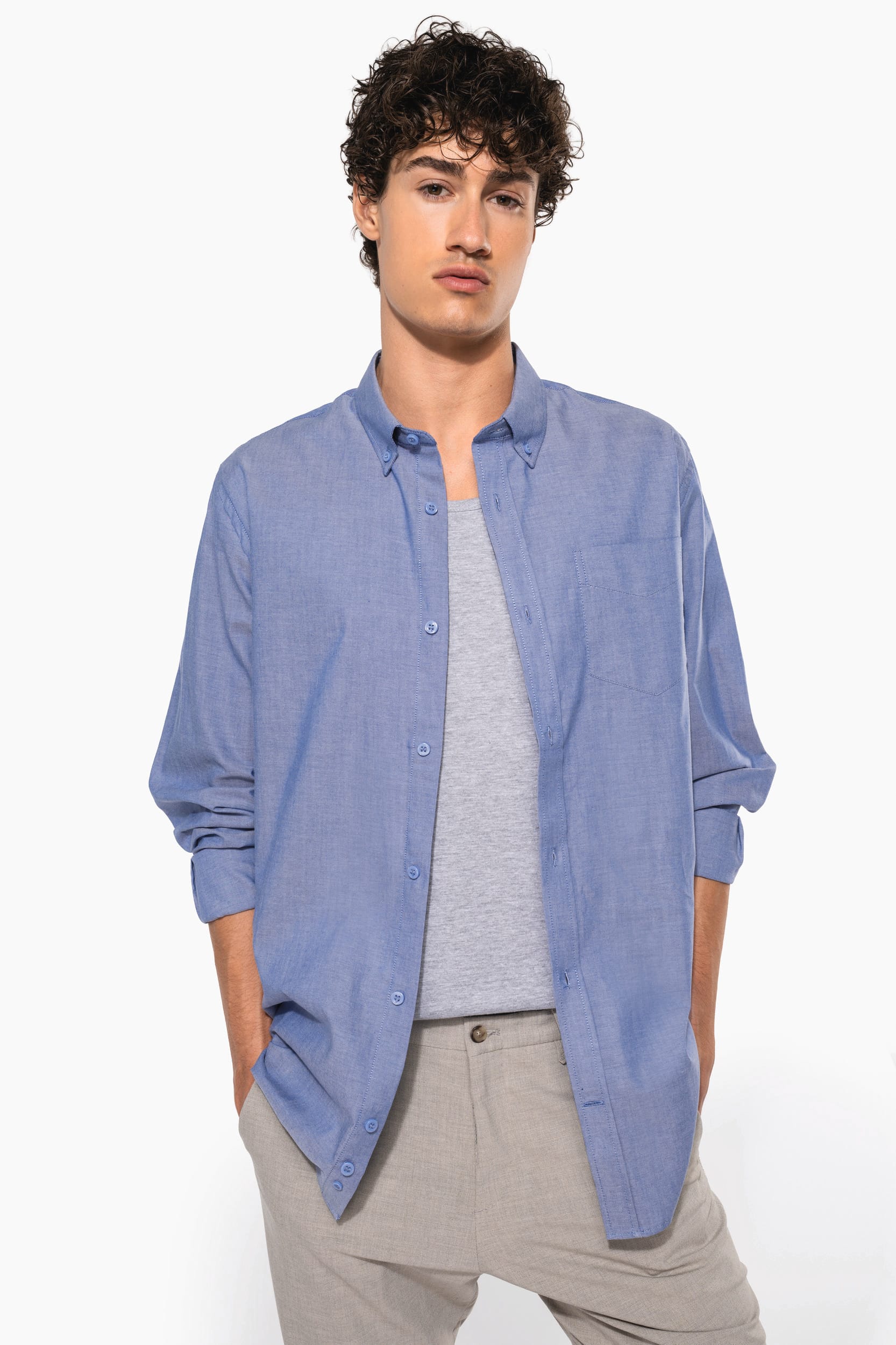 Chemise Oxford manches longues - Image 8
