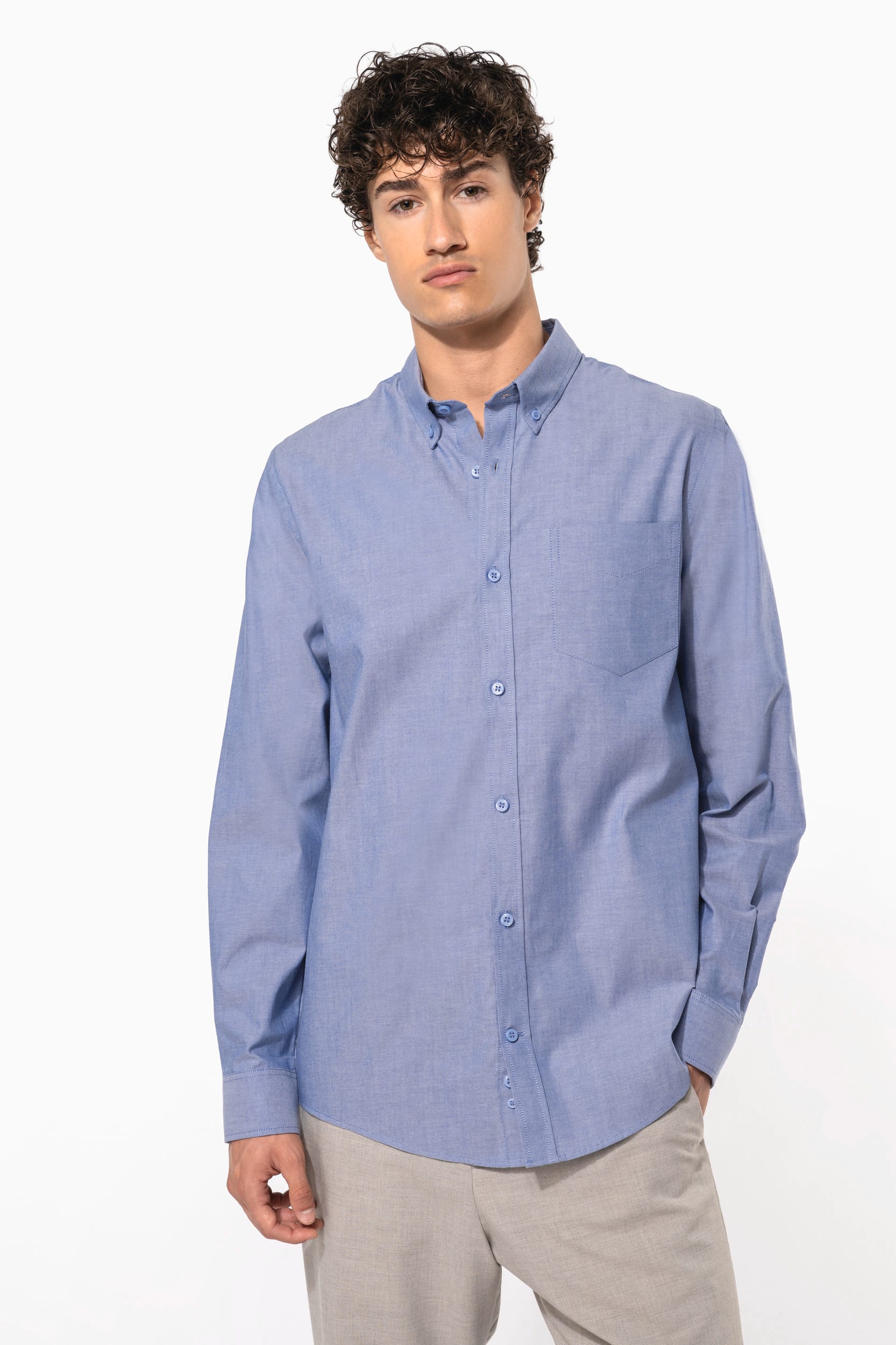Chemise Oxford manches longues - Image 2
