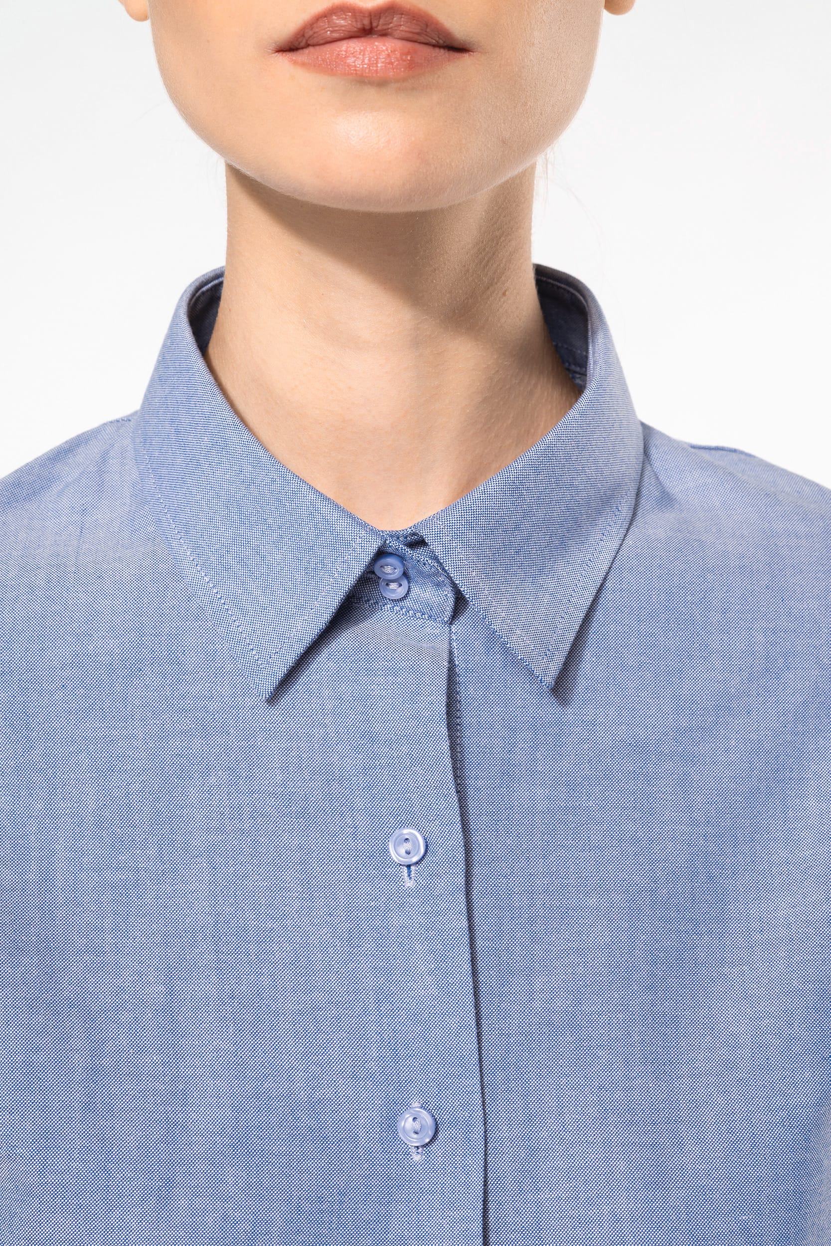 Chemise Oxford manches longues femme - Image 4