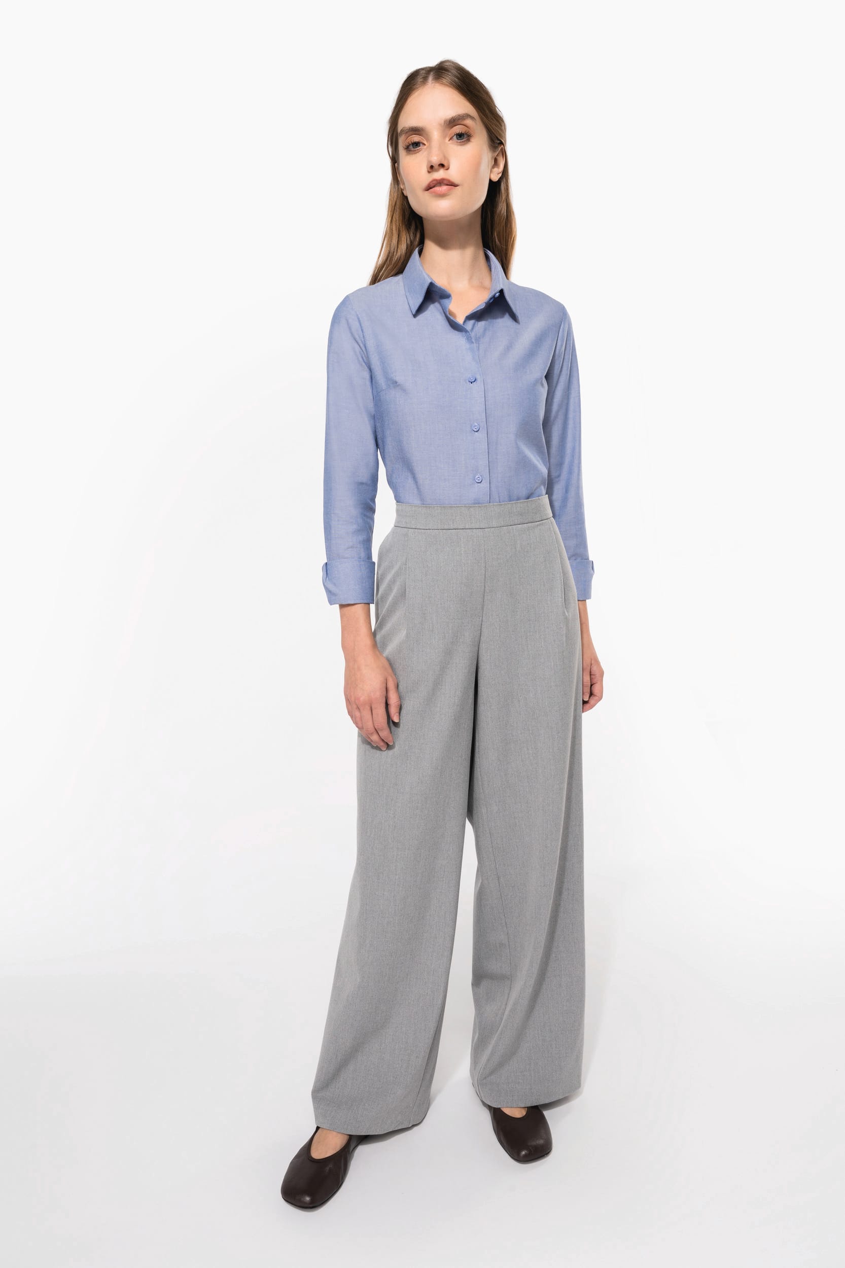 Chemise Oxford manches longues femme - Image 6
