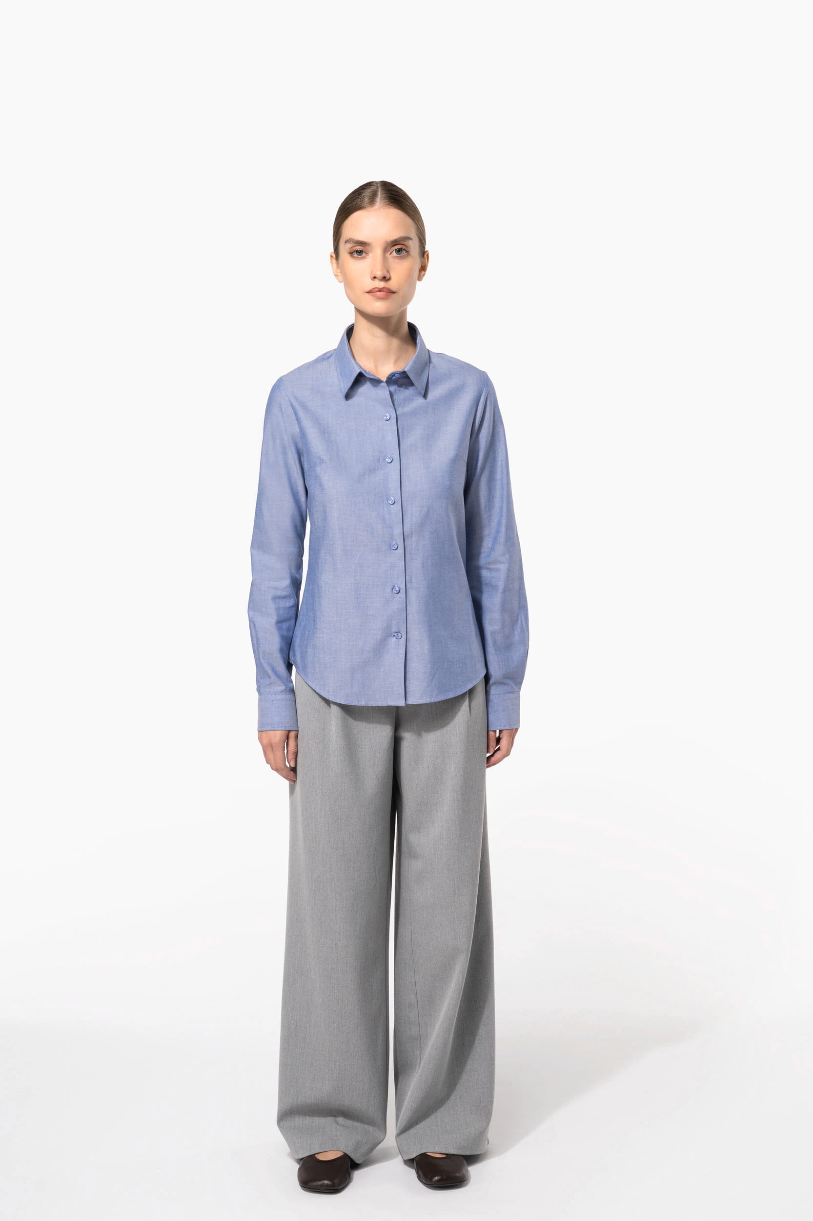 Chemise Oxford manches longues femme - Image 10