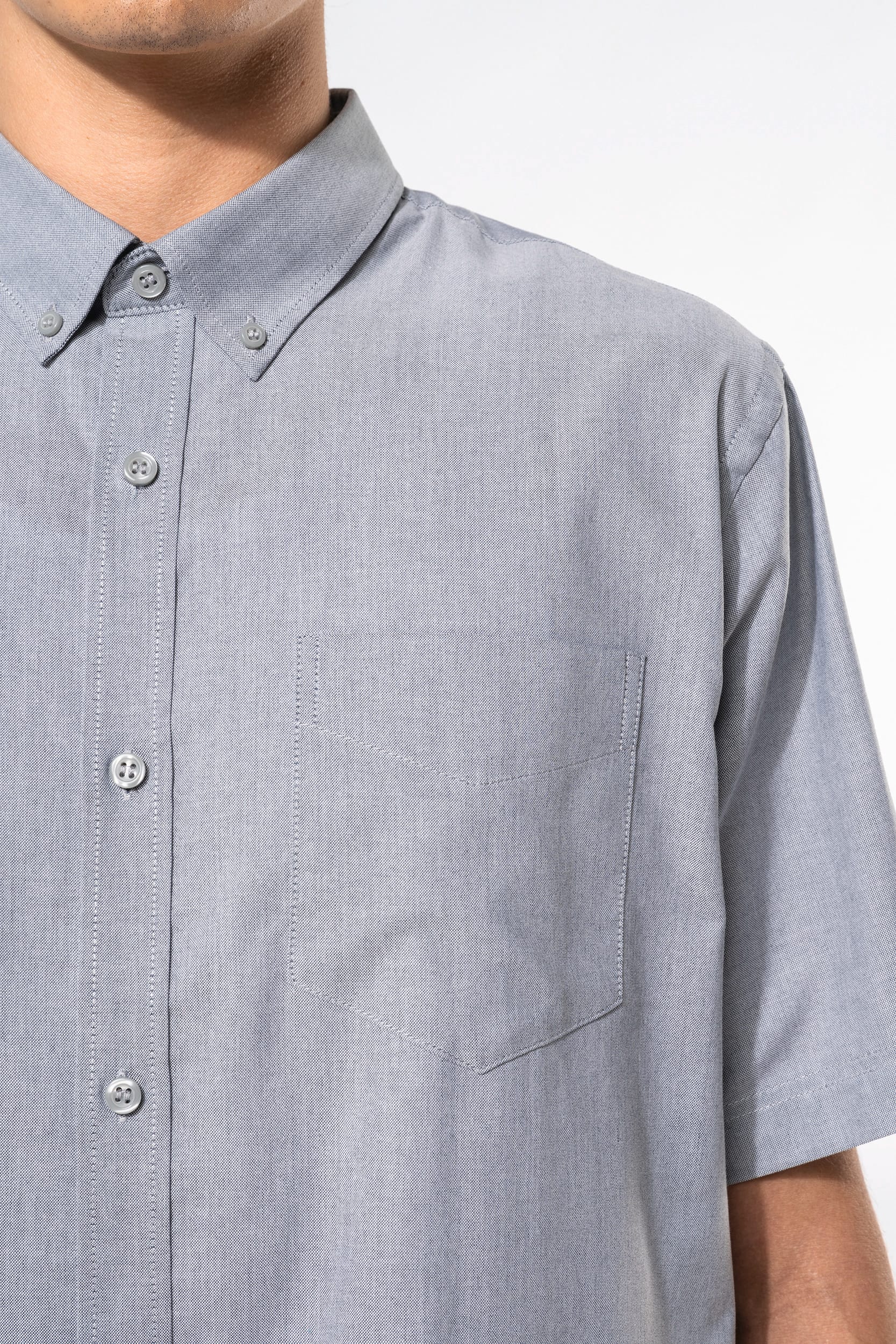 Chemise Oxford manches courtes - Image 4