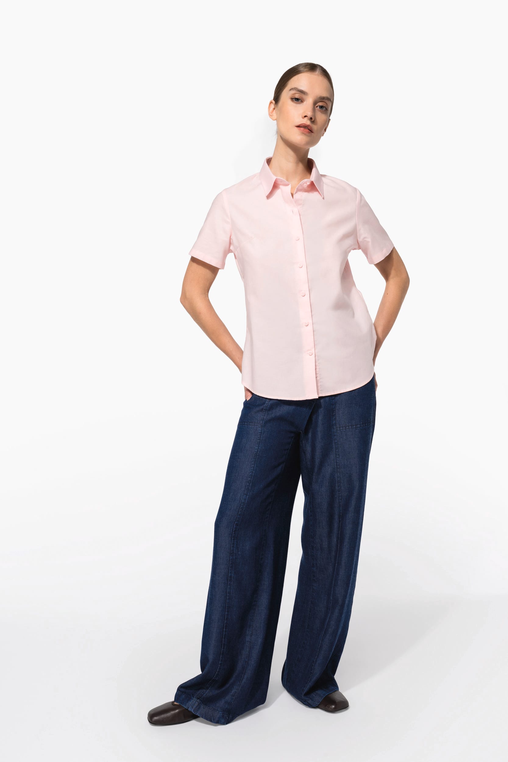 Chemise Oxford manches courtes femme - Image 9