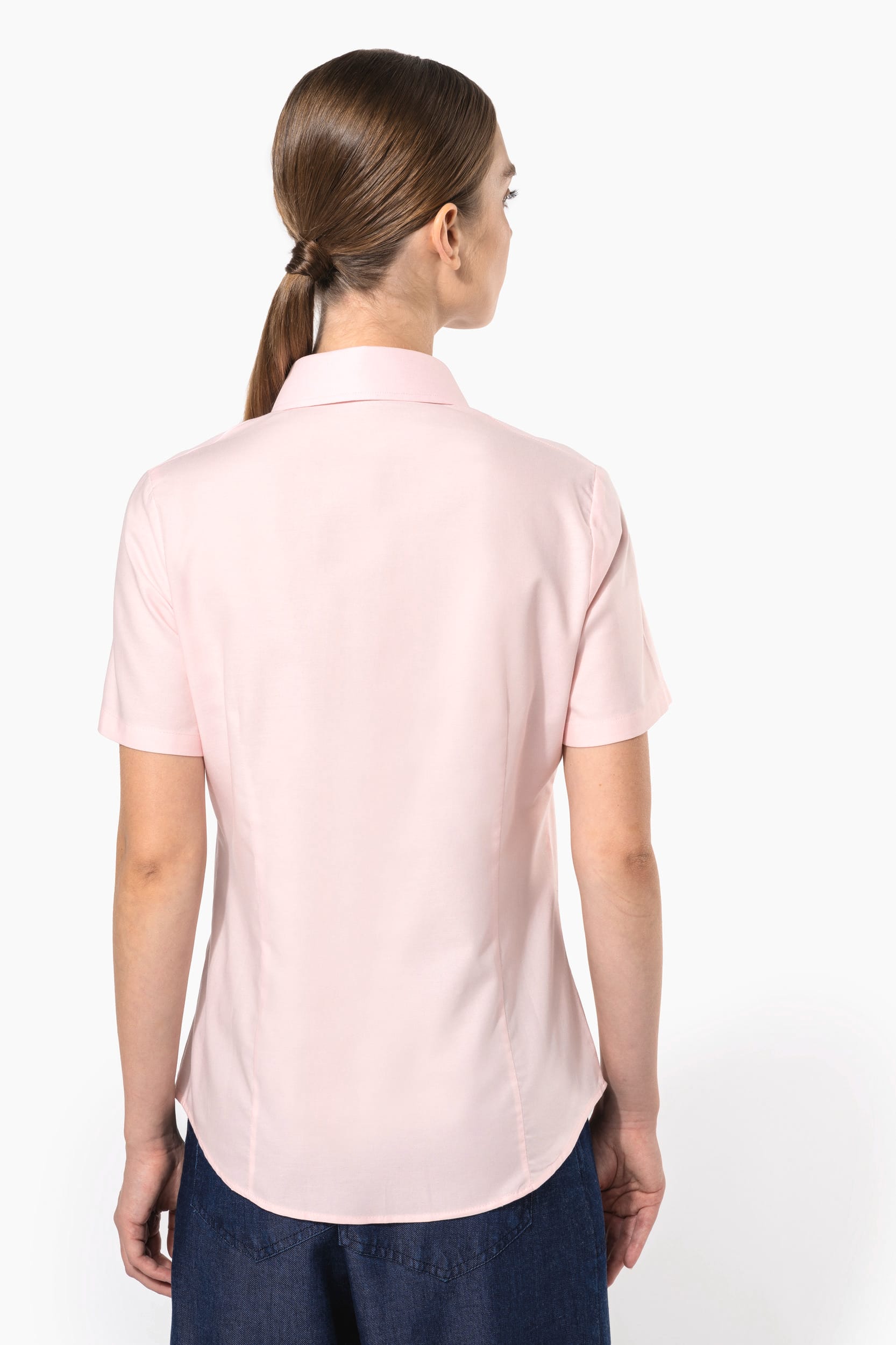 Chemise Oxford manches courtes femme - Image 2