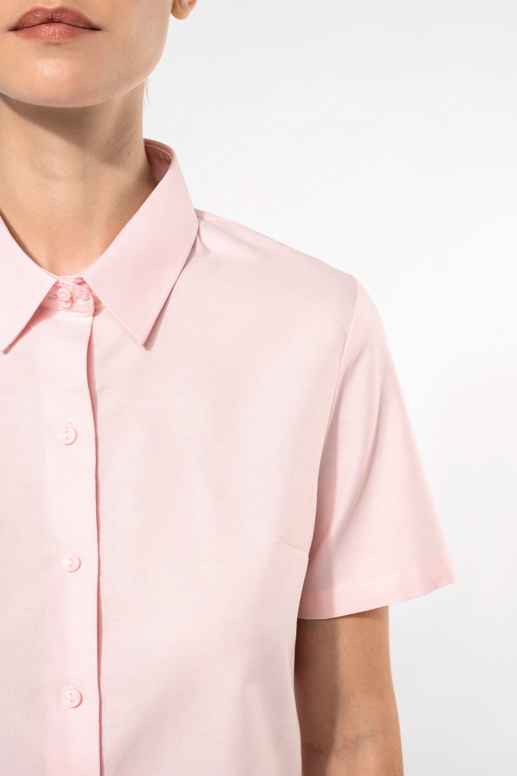 Chemise Oxford manches courtes femme - Image 3