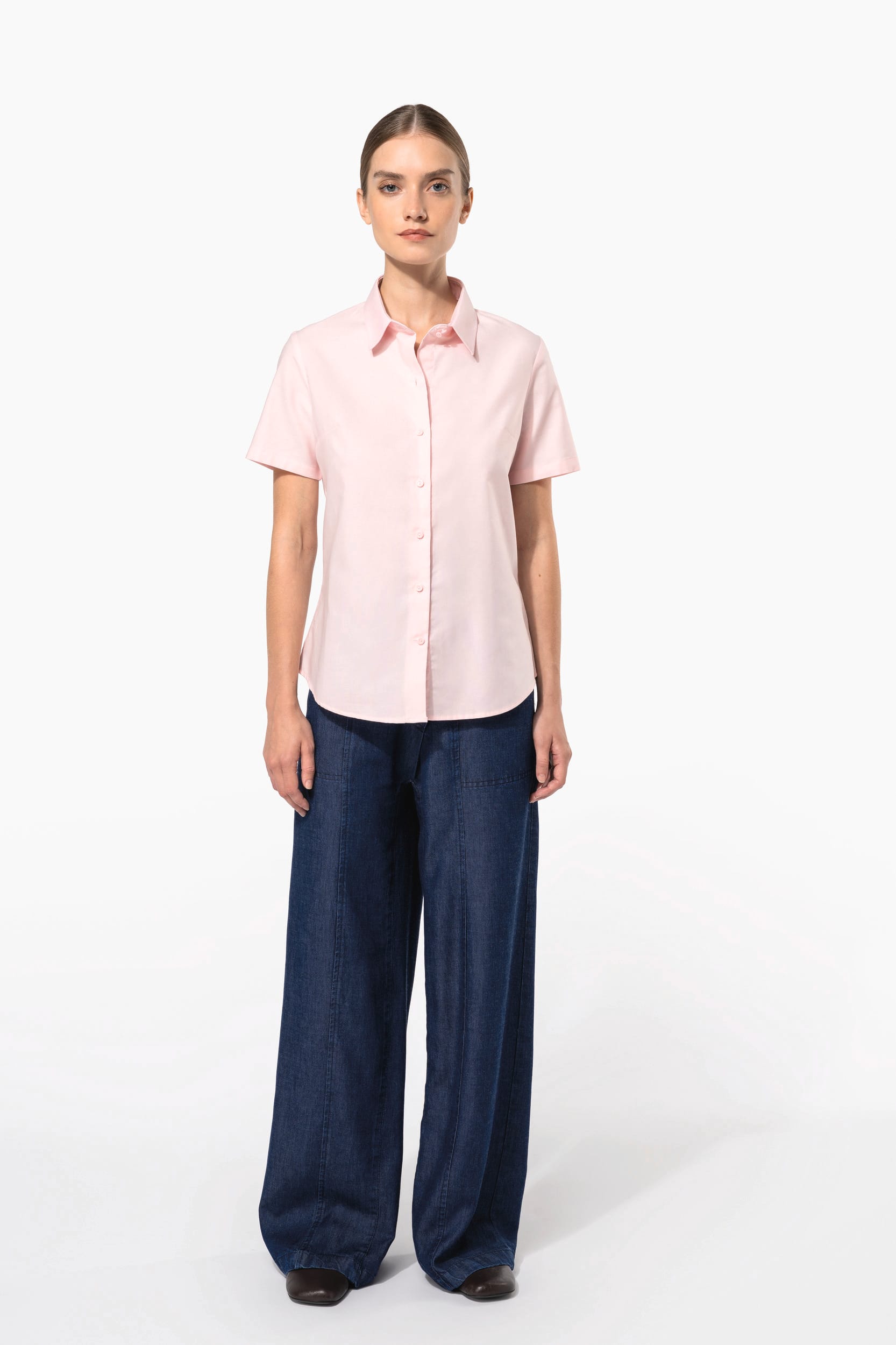 Chemise Oxford manches courtes femme - Image 6