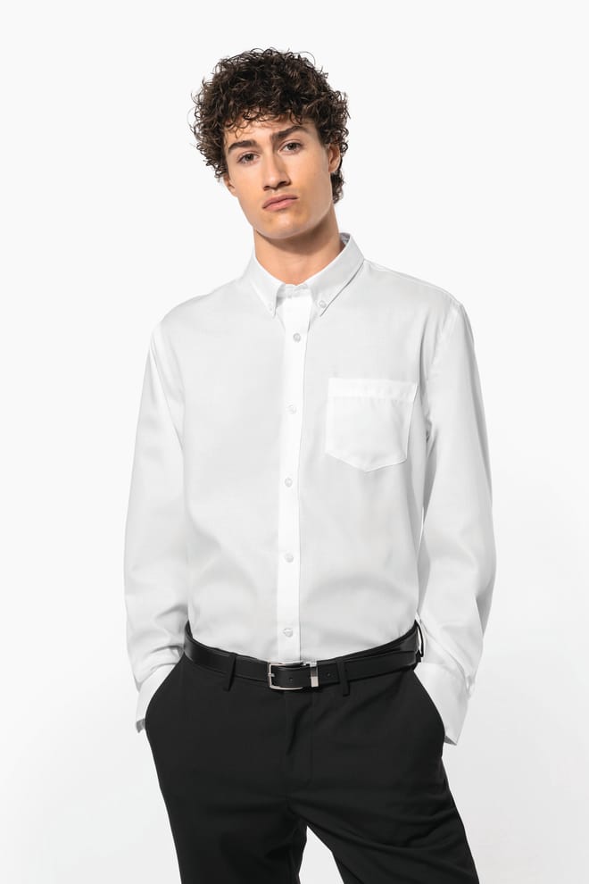Long-sleeved non-iron shirt