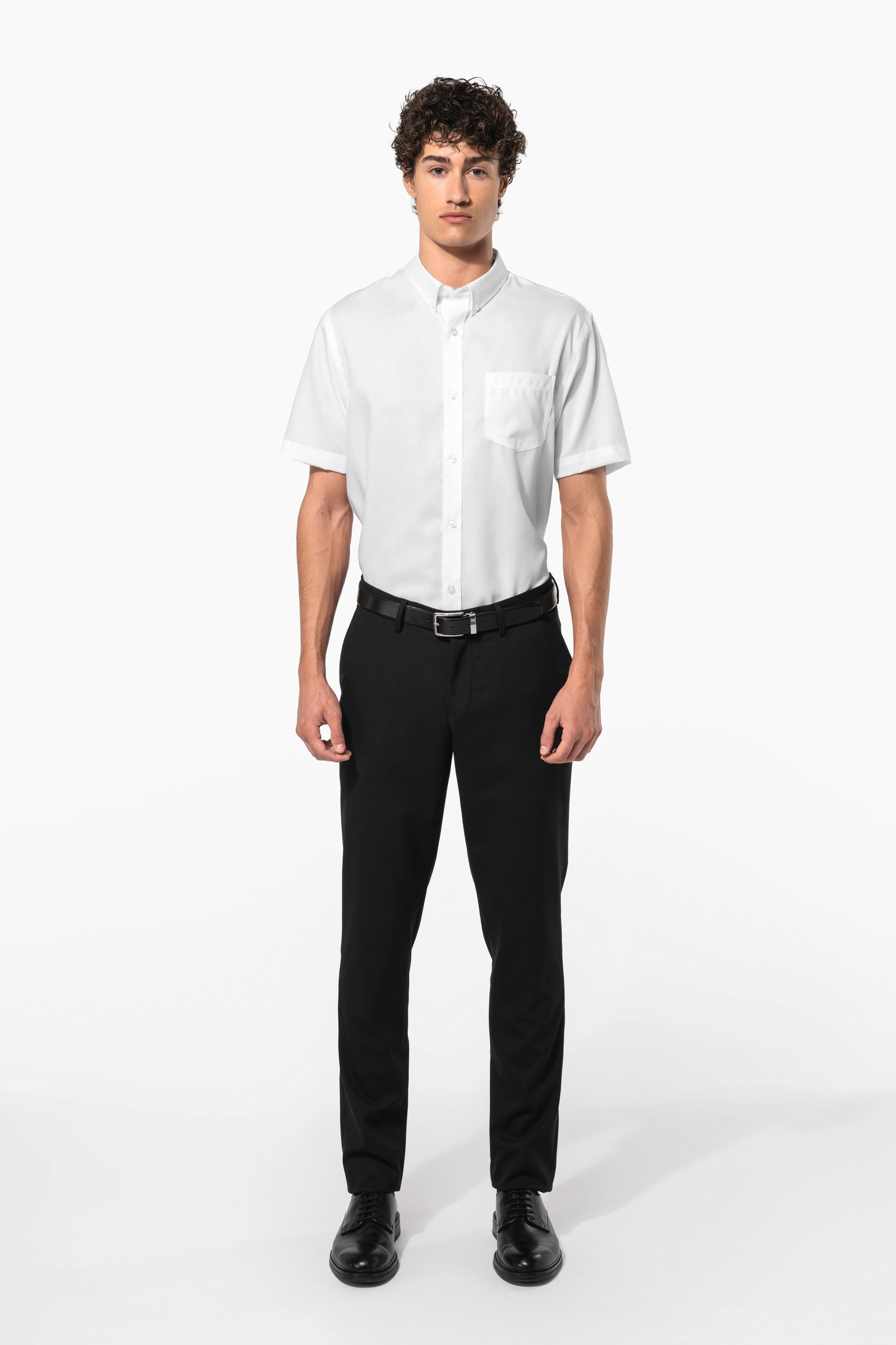 Chemise micro-sergé manches courtes sans repassage - Image 6