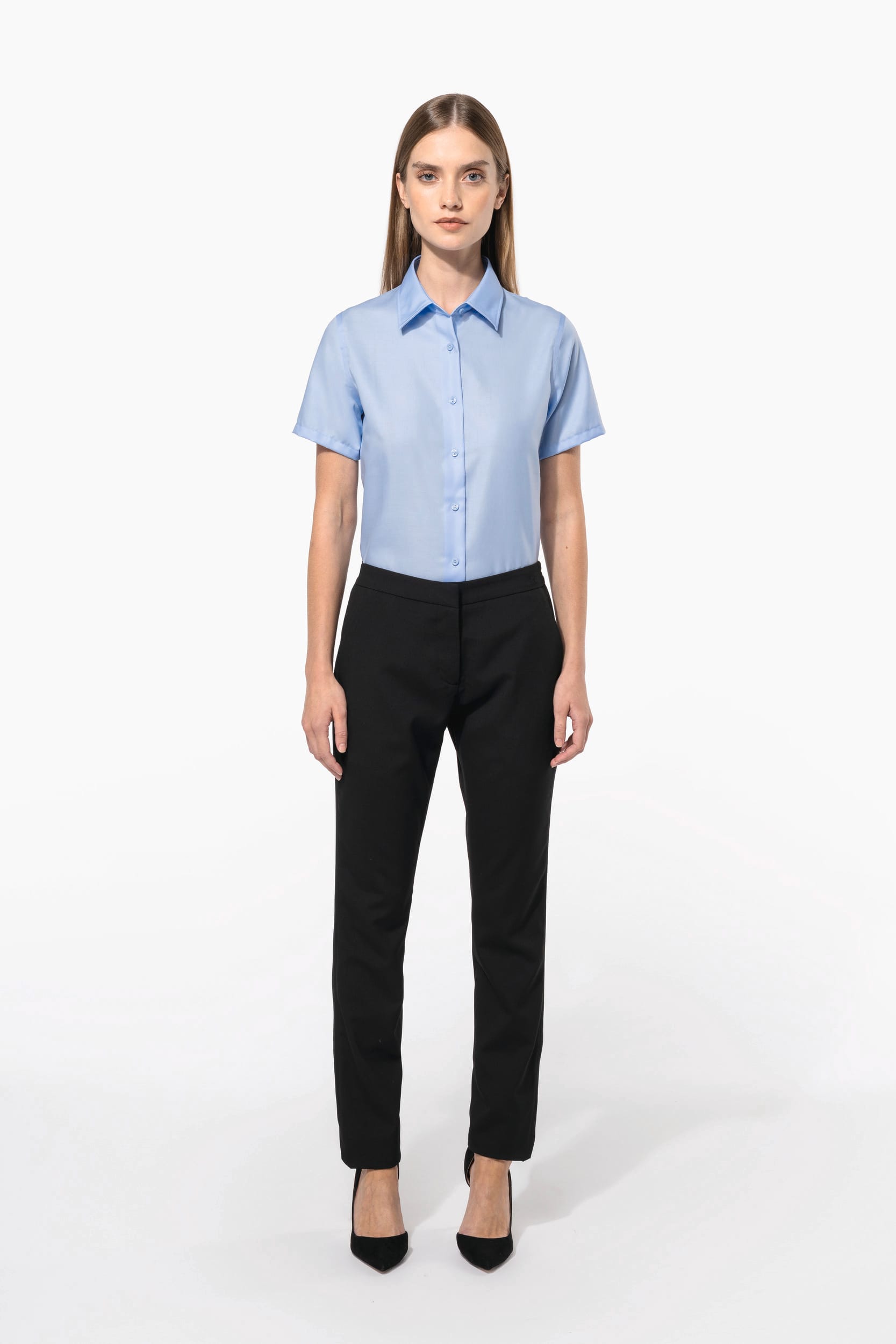 Chemise manches courtes sans repassage femme - Image 9