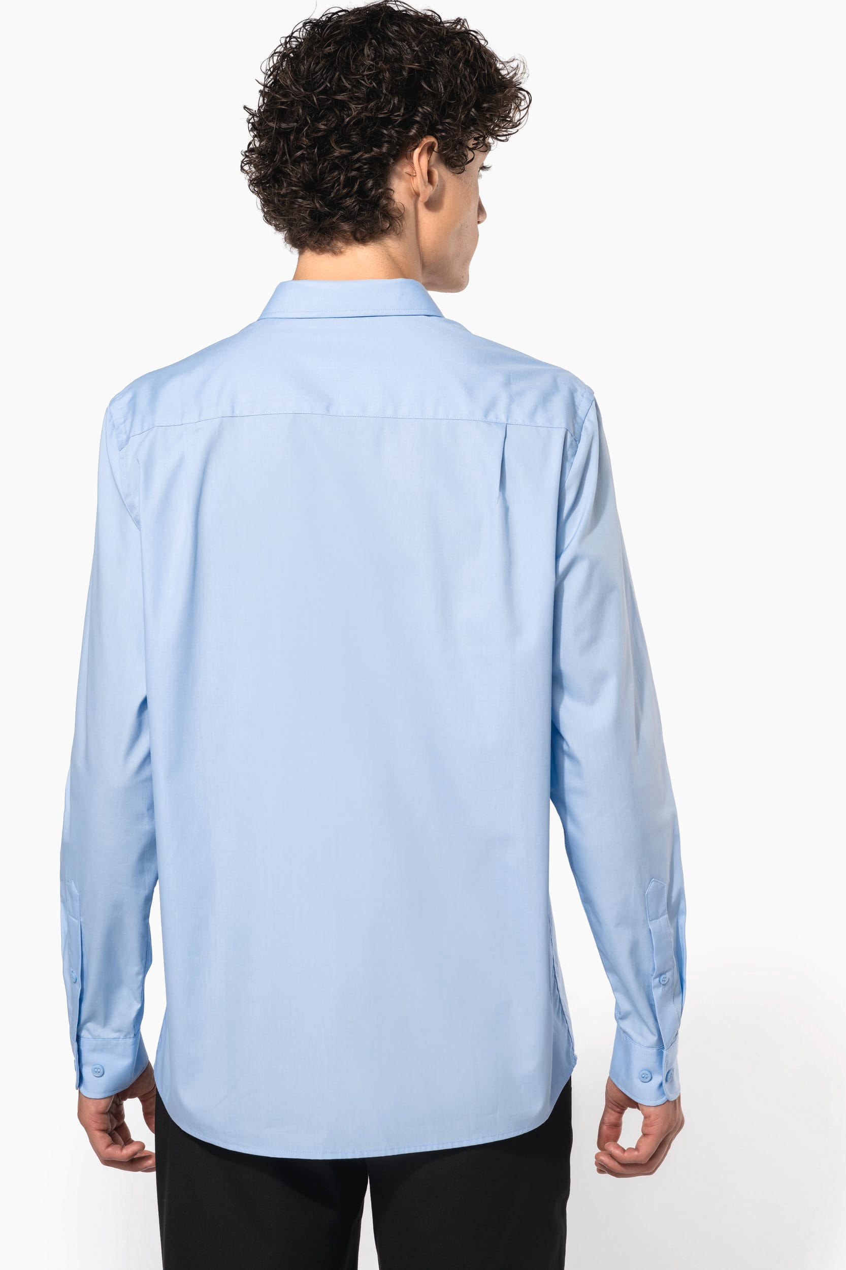 Chemise popeline manches longues - Image 3