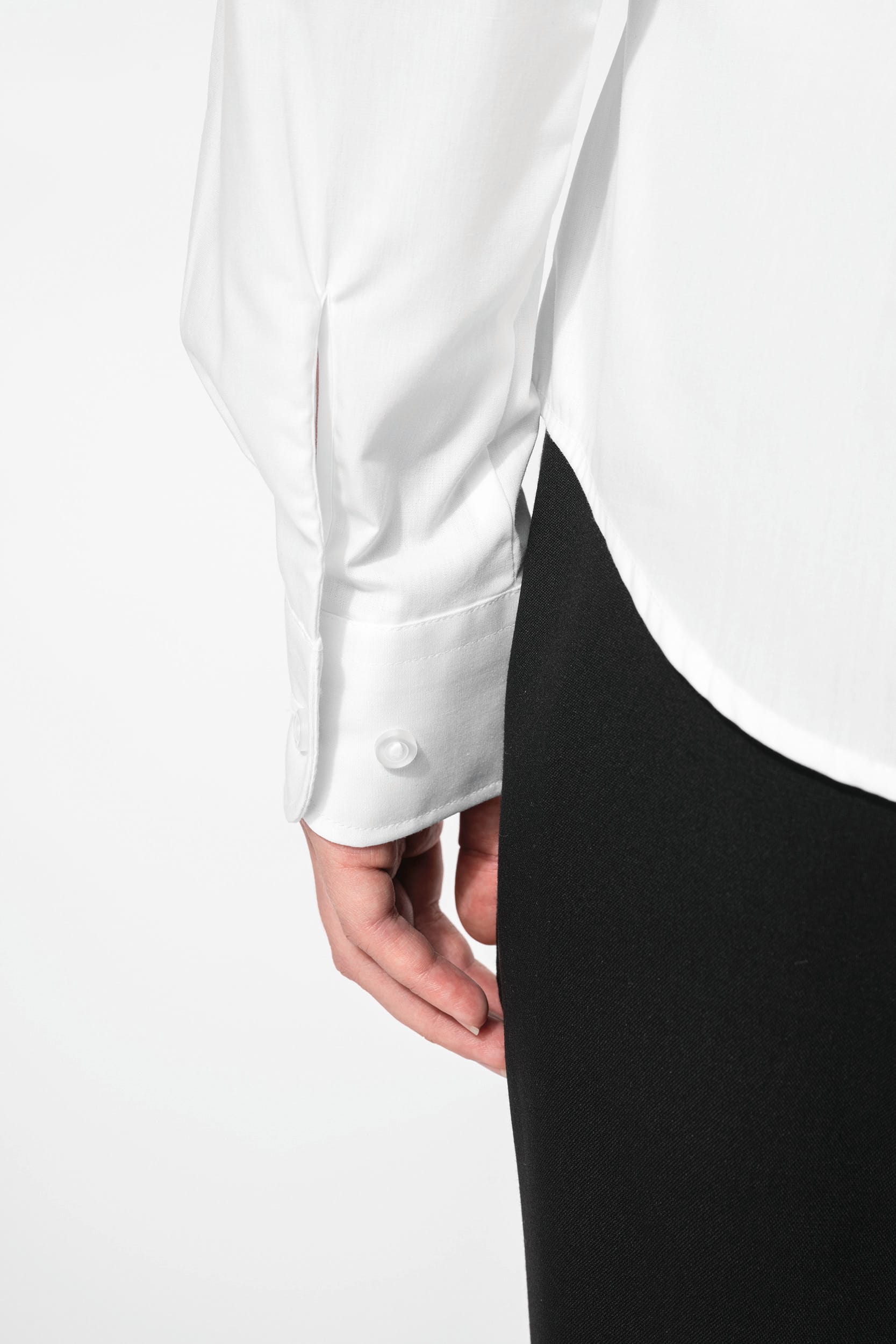 Chemise popeline manches longues femme - Image 5