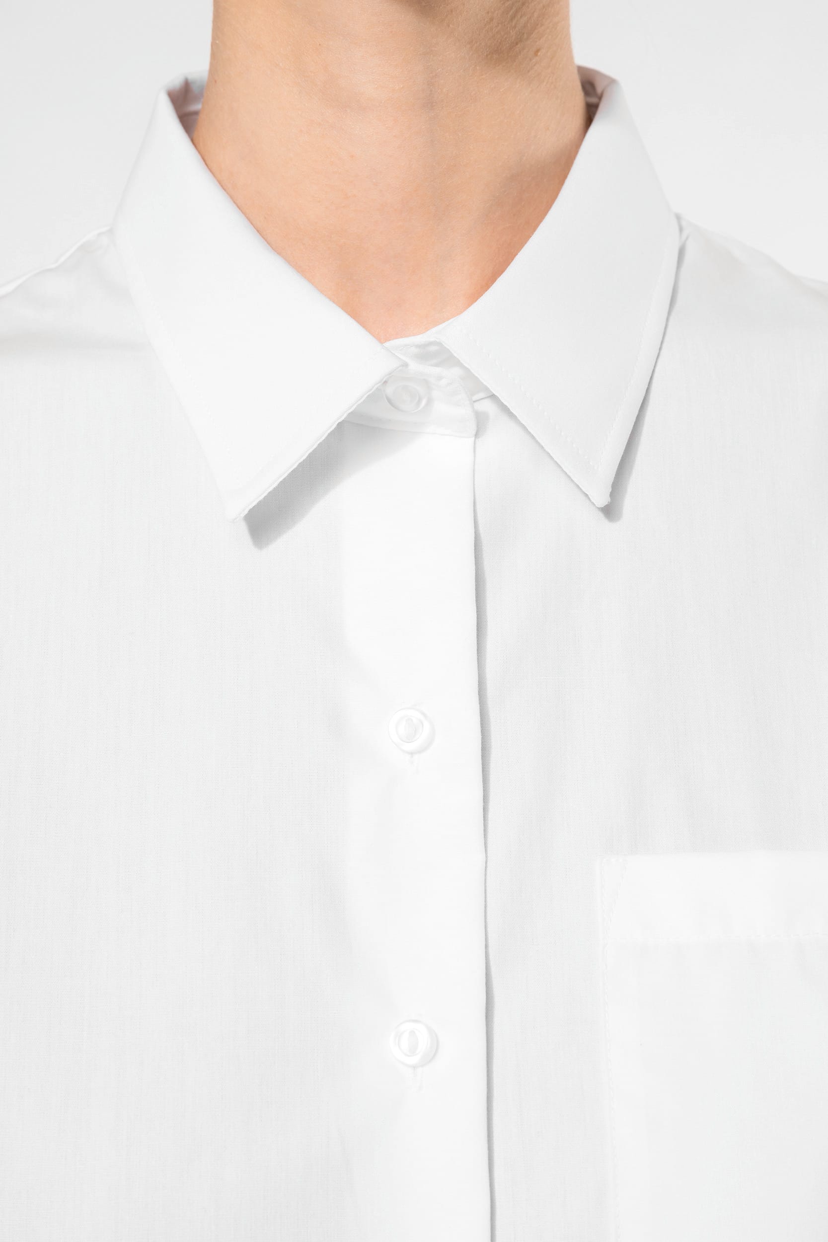 Chemise popeline manches longues femme - Image 4