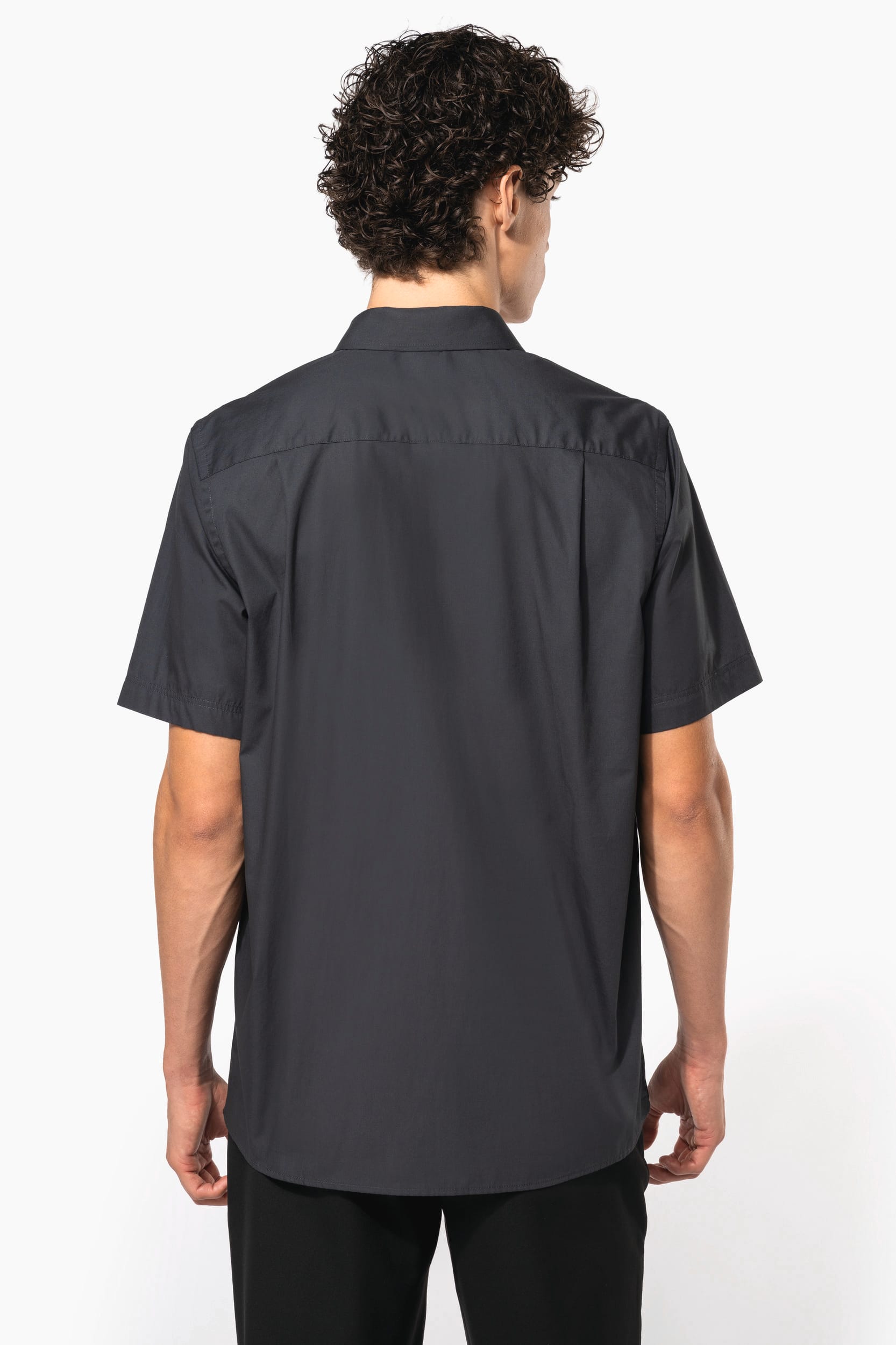 Chemise popeline manches courtes - Image 3