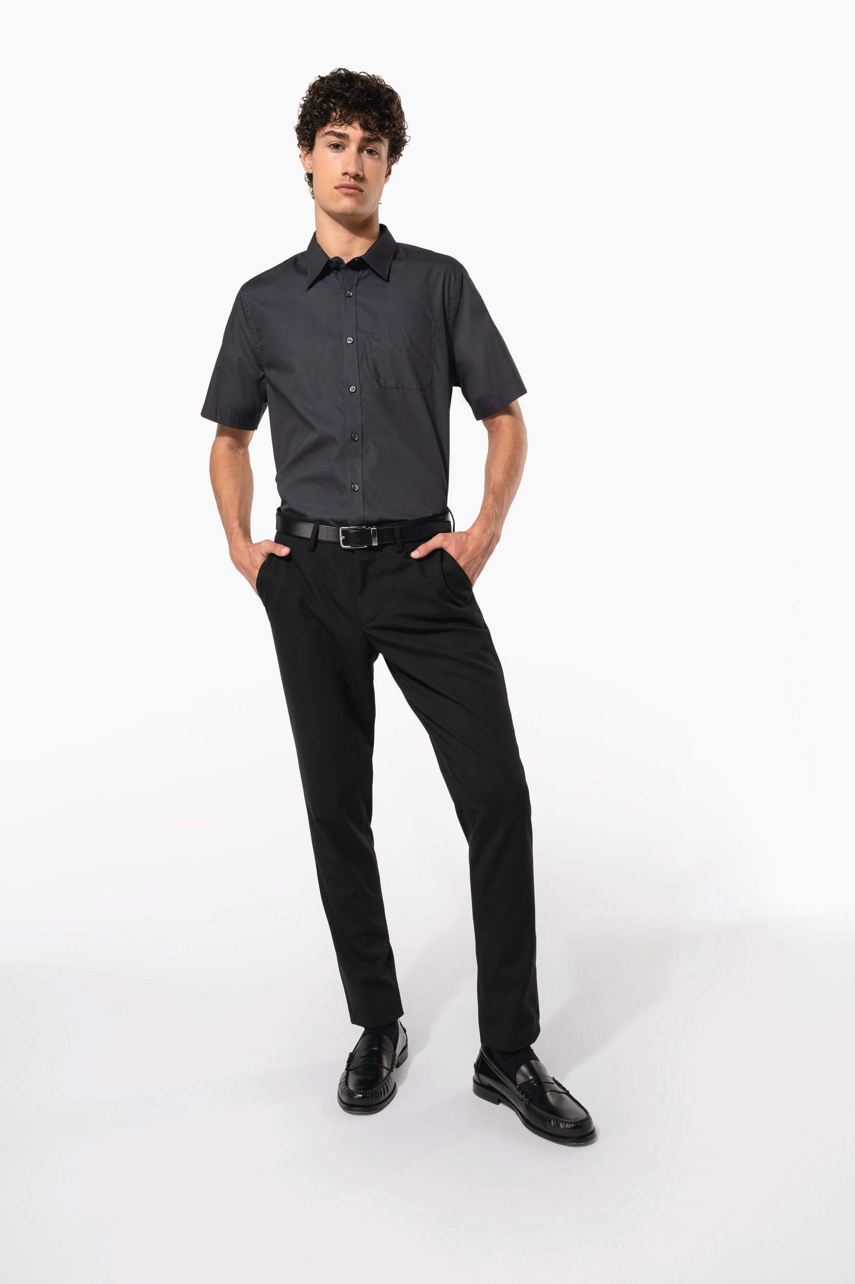 Chemise popeline manches courtes - Image 9