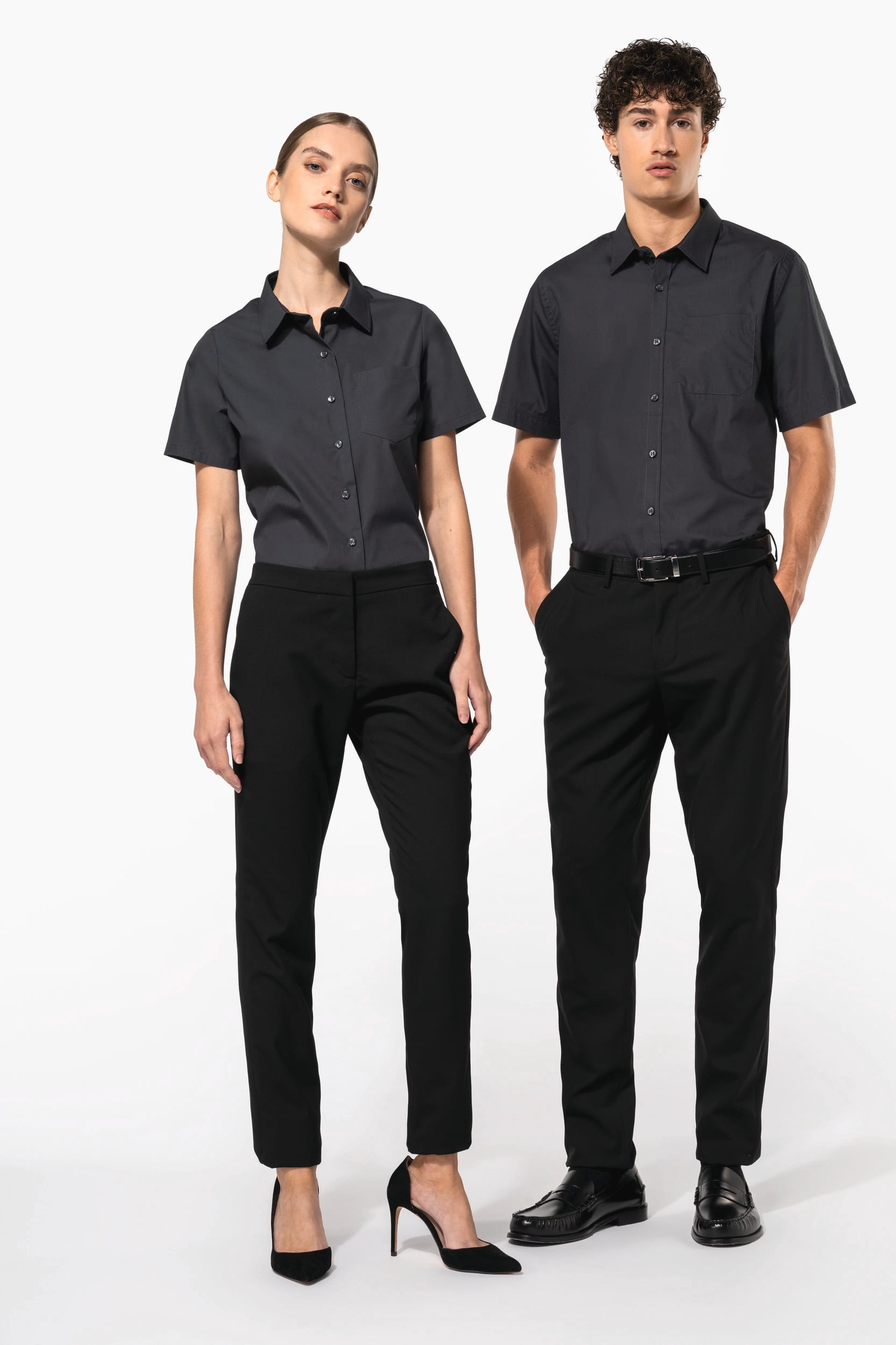 Chemise popeline manches courtes femme - Image 11