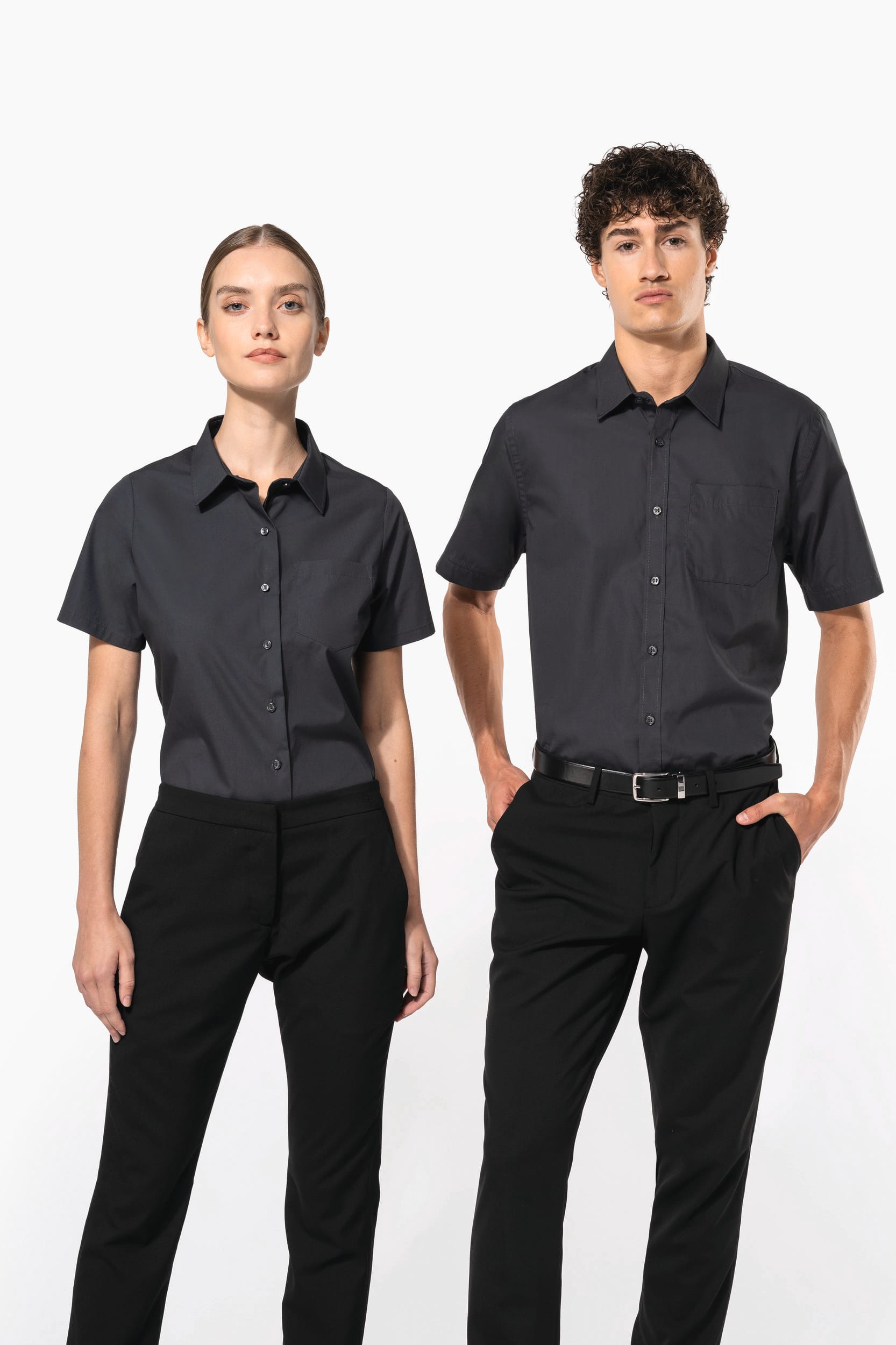 Chemise popeline manches courtes femme - Image 10