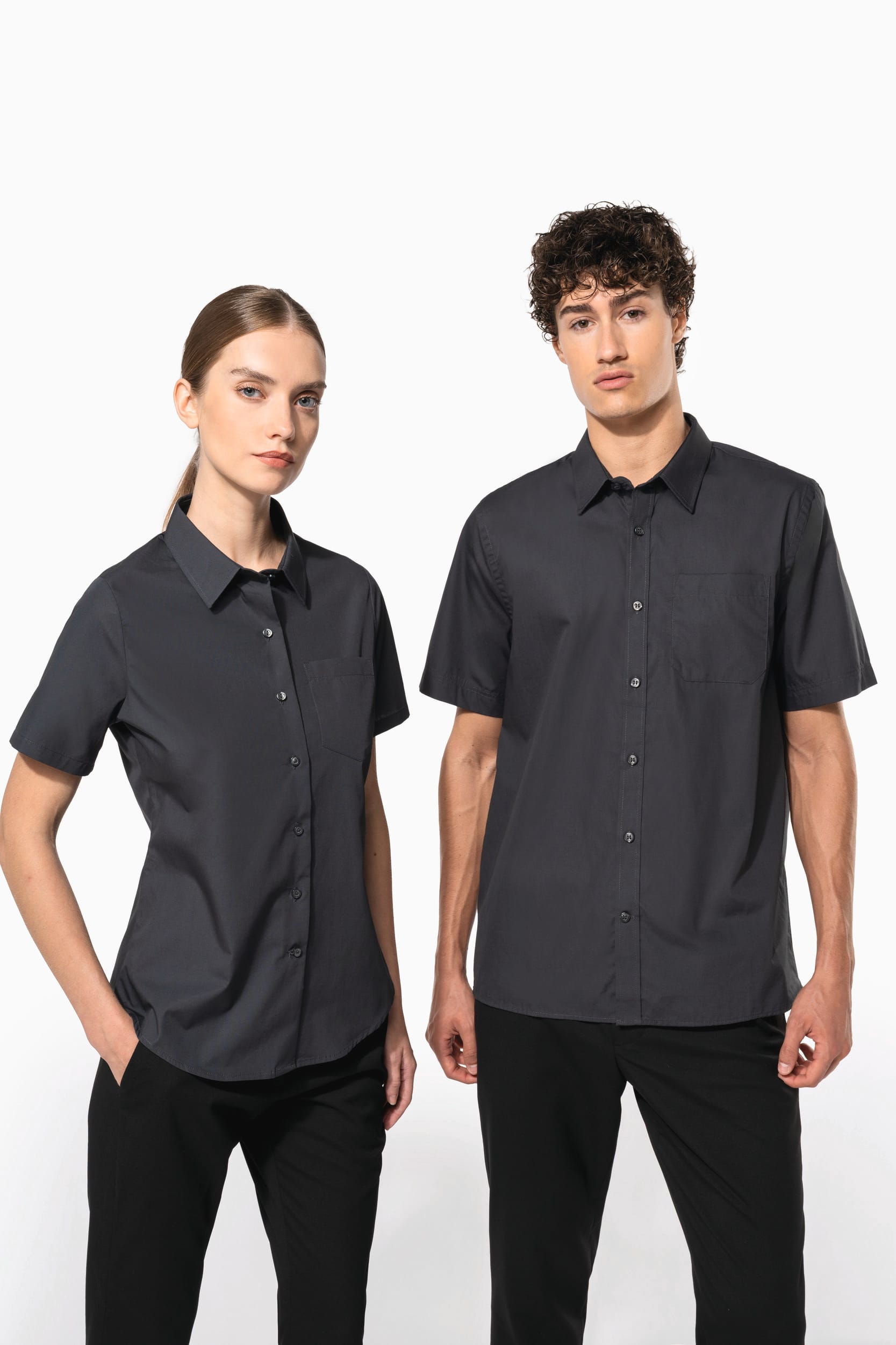 Chemise popeline manches courtes femme - Image 9