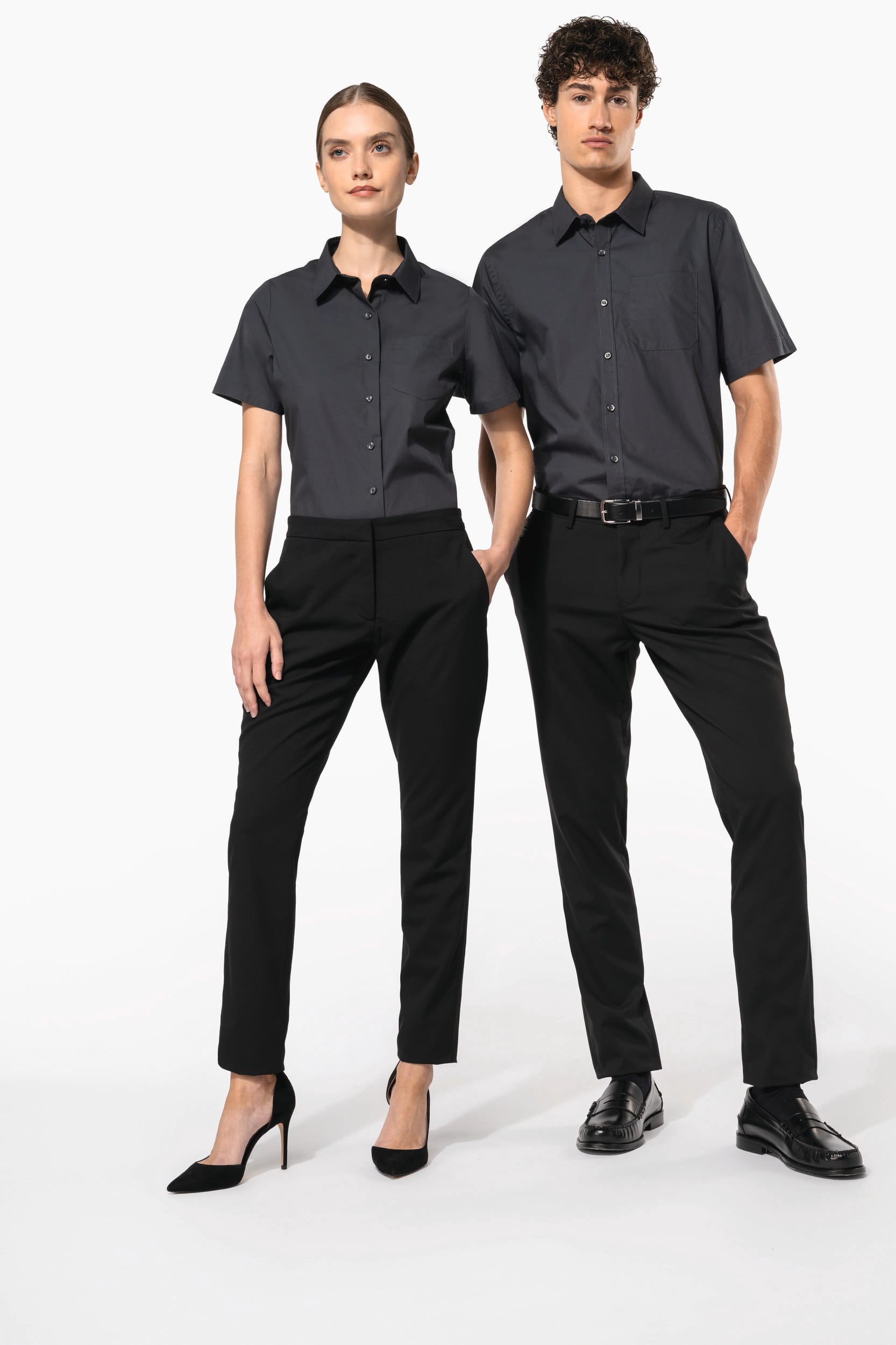 Chemise popeline manches courtes femme - Image 8