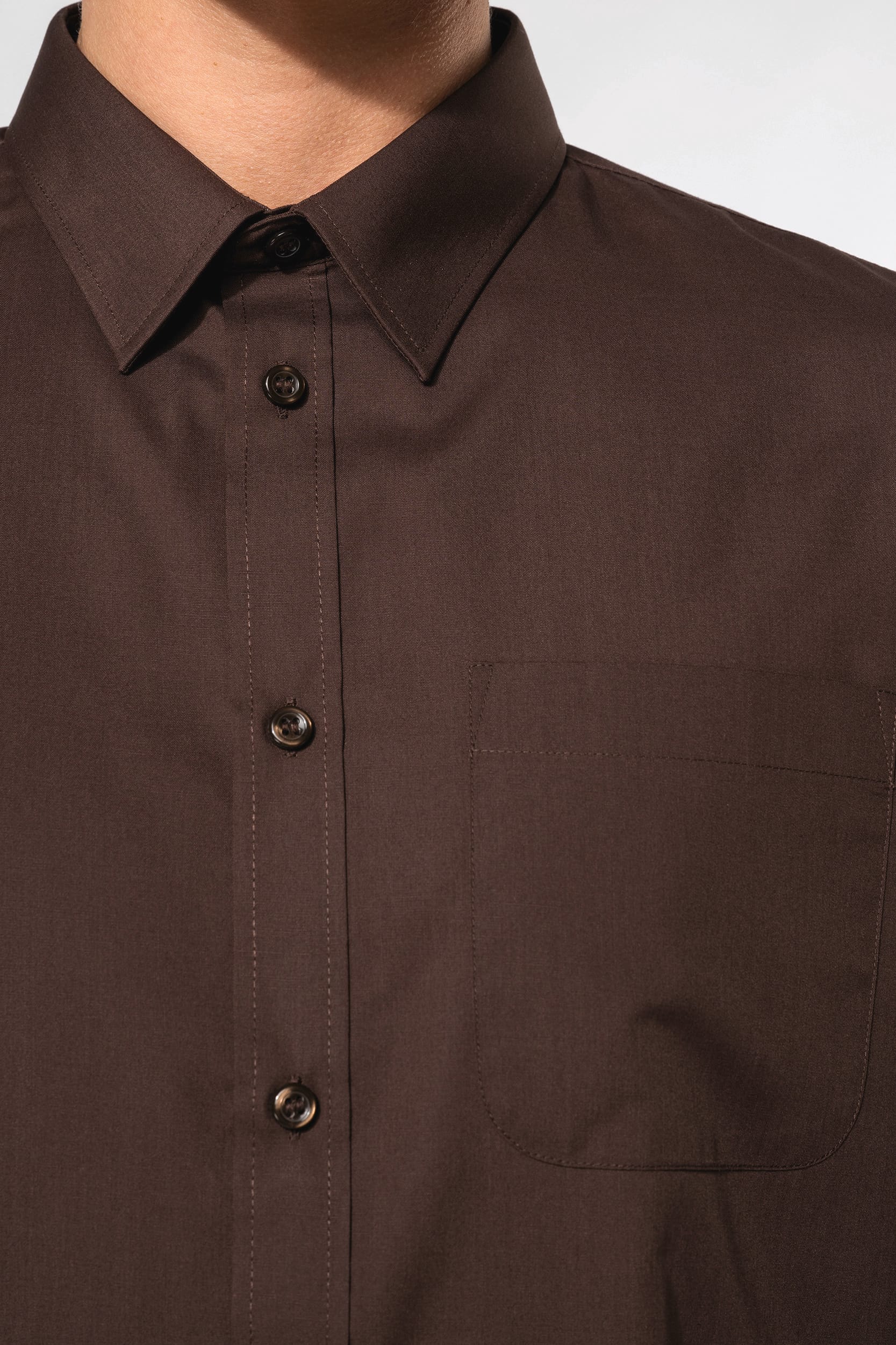 Chemise popeline polycoton entretien facile homme - Image 3