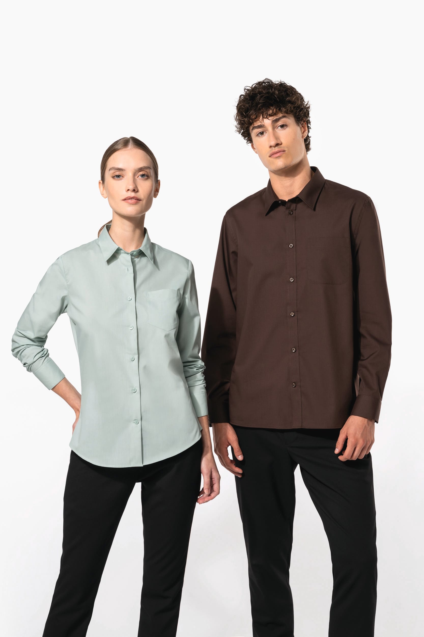 Chemise popeline polycoton entretien facile femme - Image 10