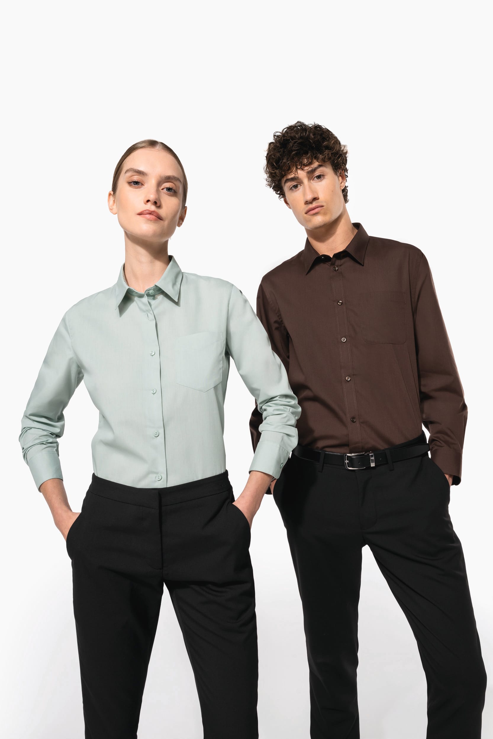 Chemise popeline polycoton entretien facile femme - Image 9