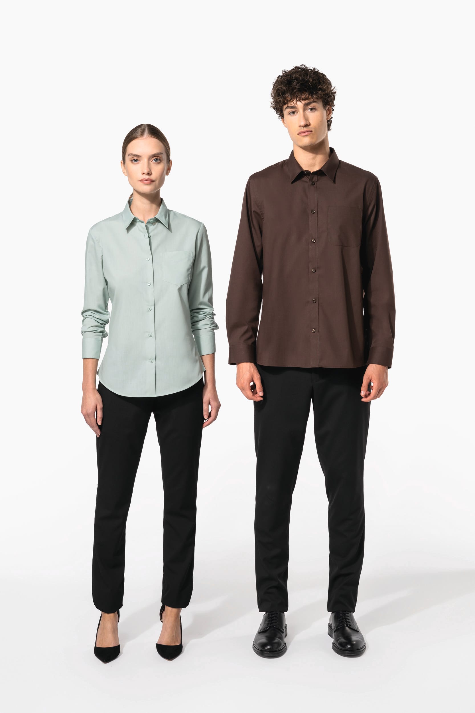 Chemise popeline polycoton entretien facile femme - Image 11