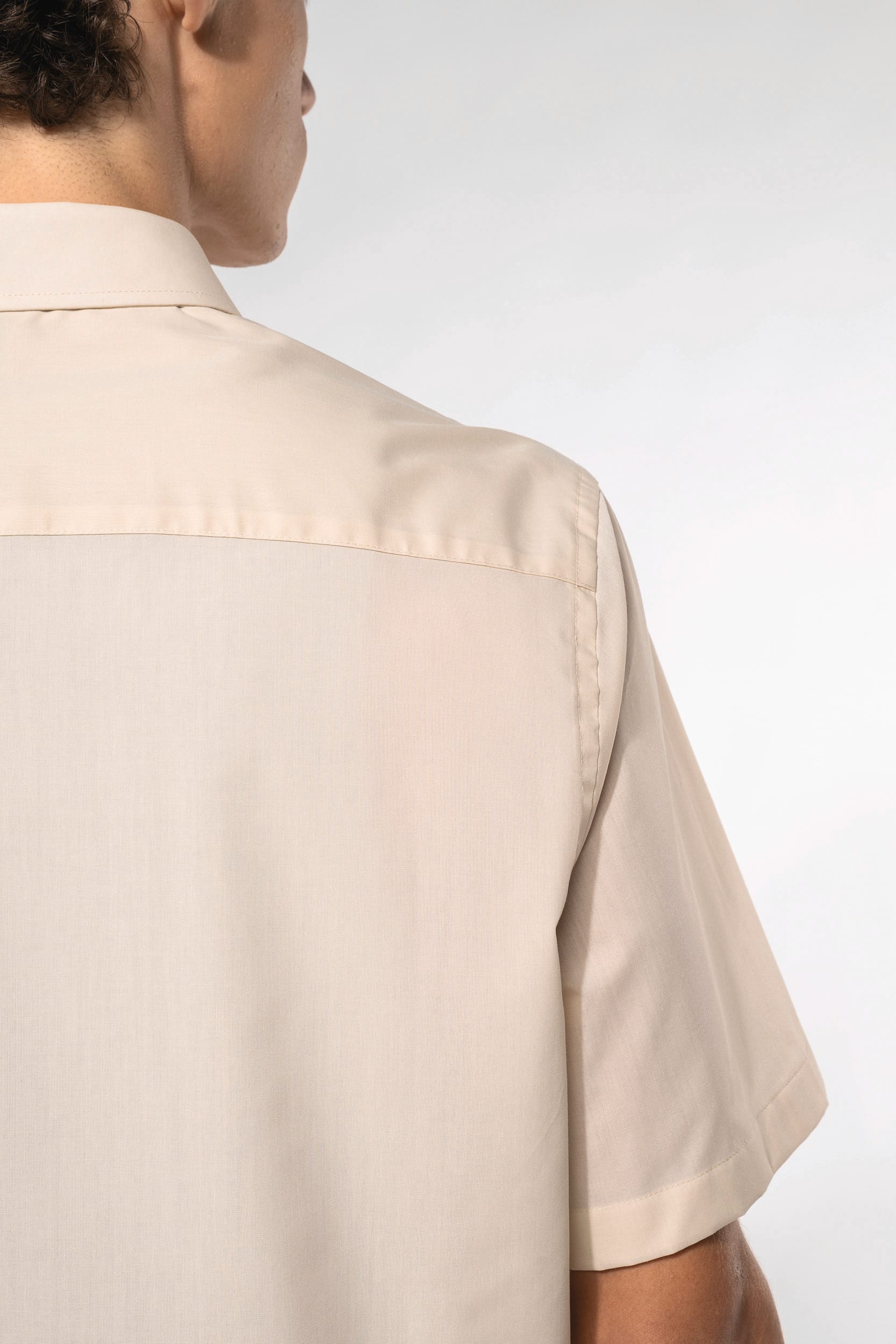 Chemise popeline polycoton manches courtes entretien facile homme - Image 5