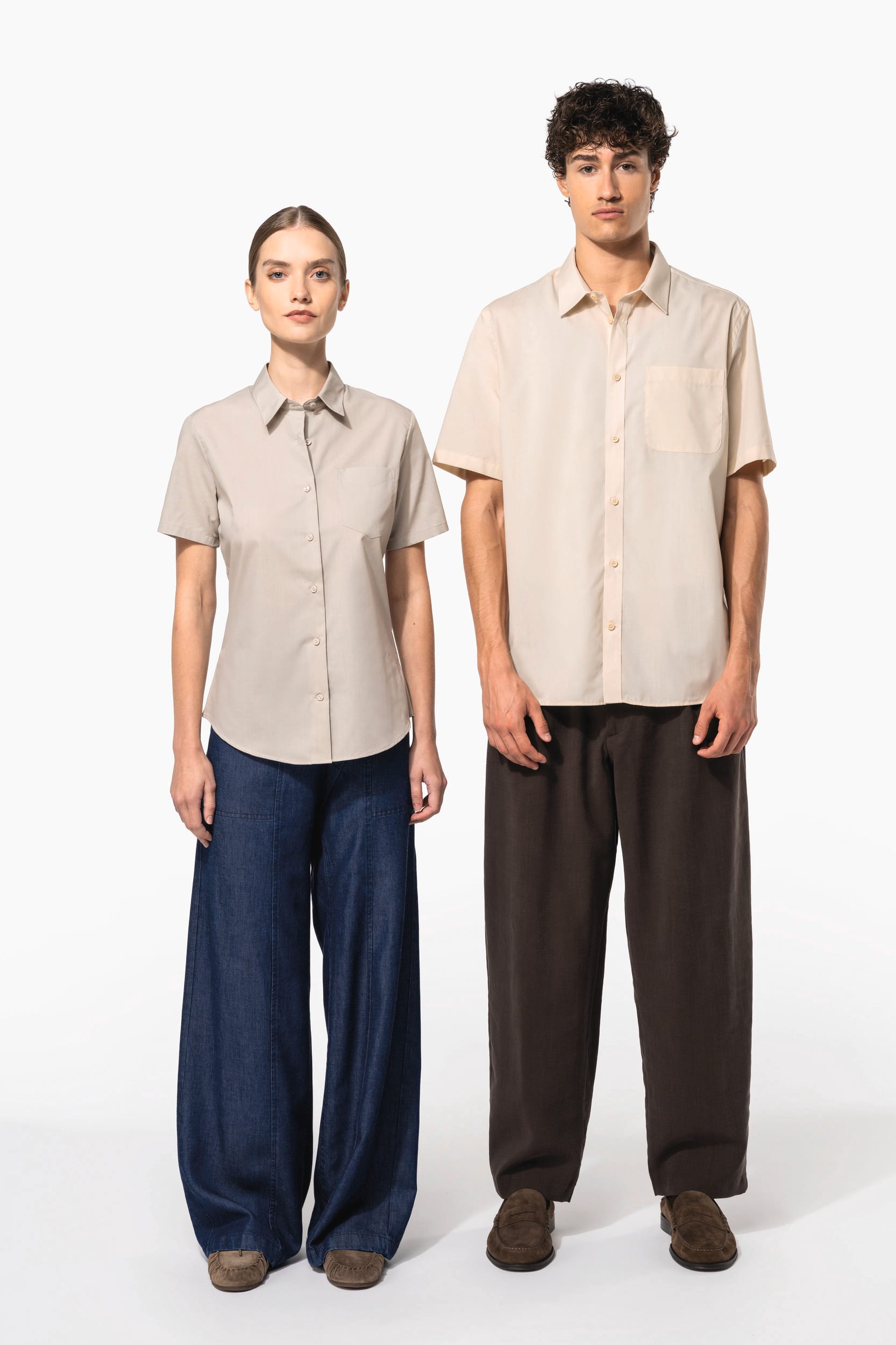 Chemise popeline polycoton manches courtes entretien facile femme - Image 9