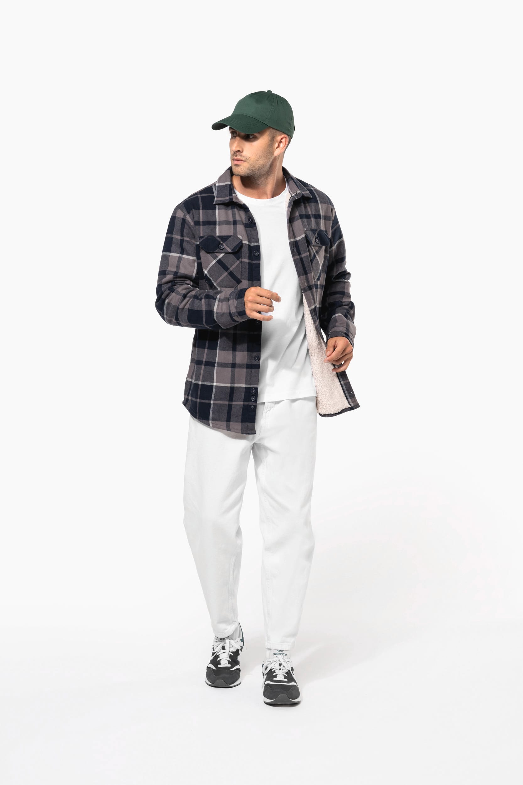 Surchemise à carreaux doublée sherpa homme - Image 12