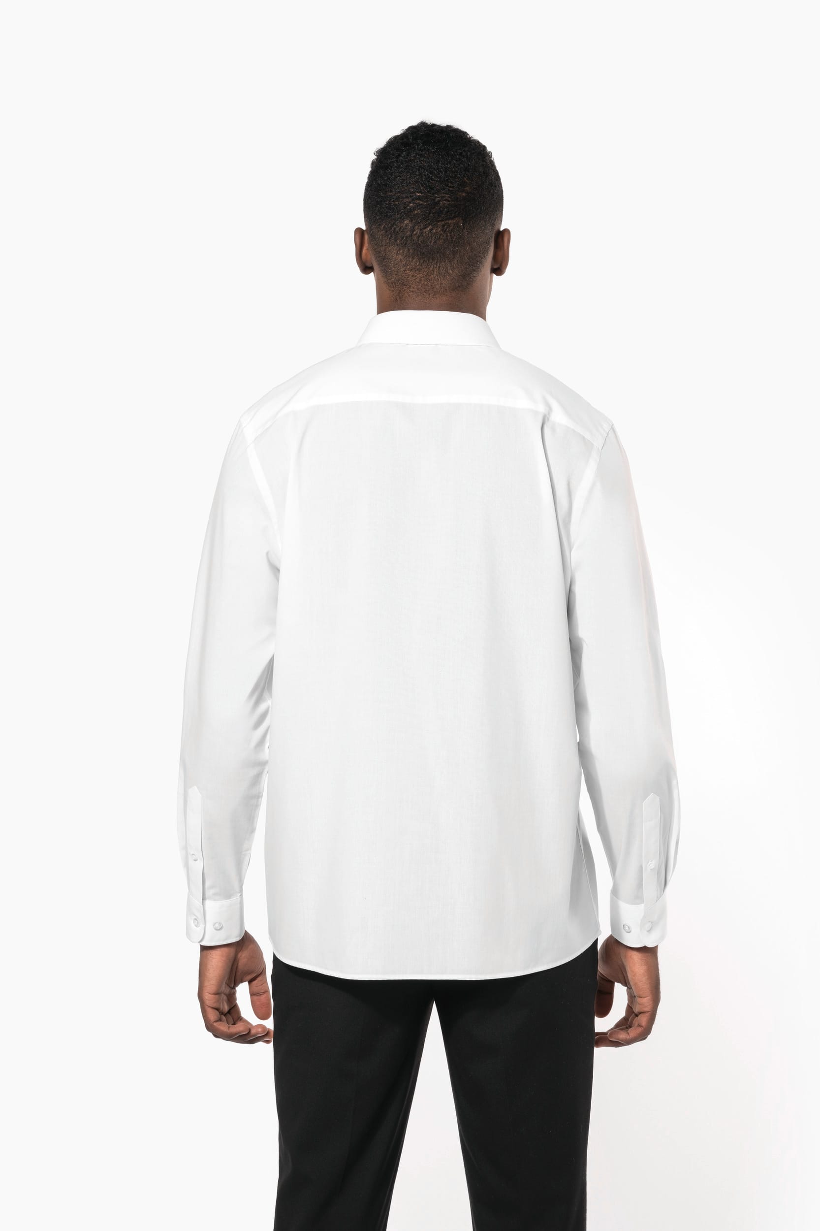 Chemise popeline polycoton sans poche entretien facile homme - Image 11