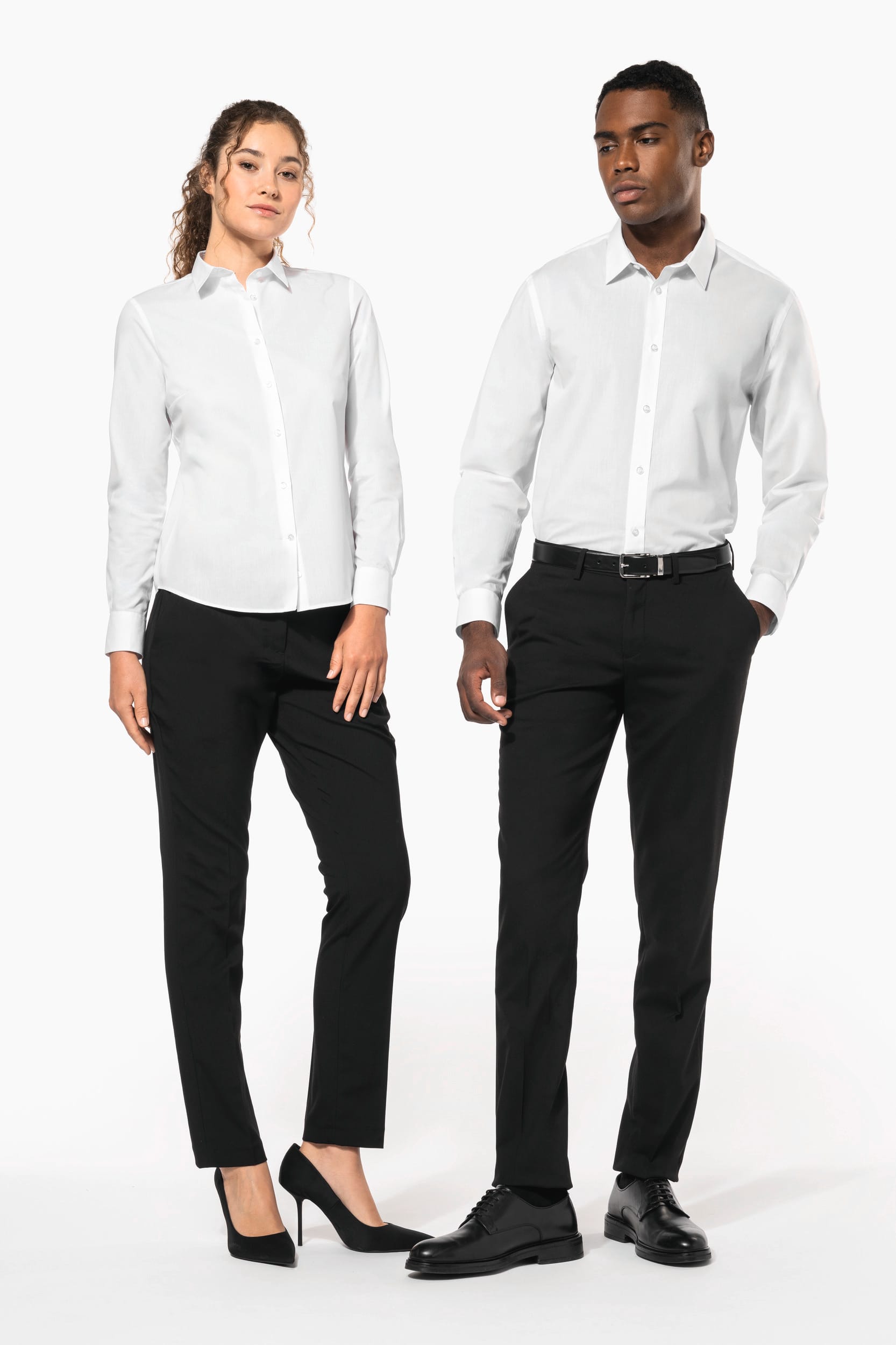 Chemise popeline polycoton sans poche entretien facile homme - Image 22