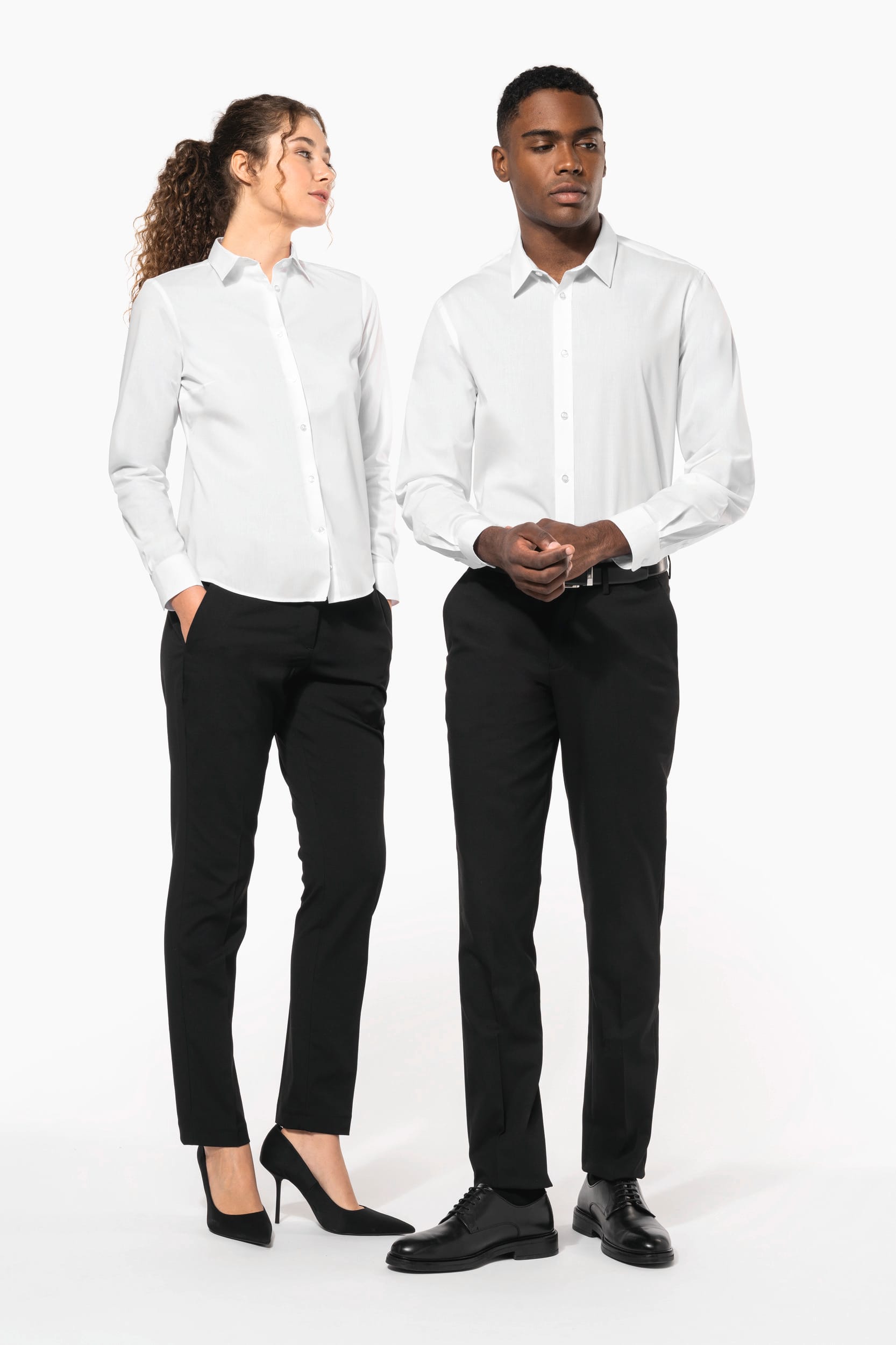 Chemise popeline polycoton sans poche entretien facile homme - Image 23