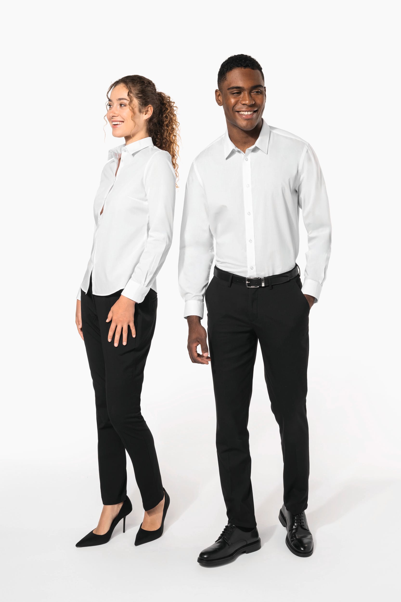 Chemise popeline polycoton sans poche entretien facile homme - Image 21