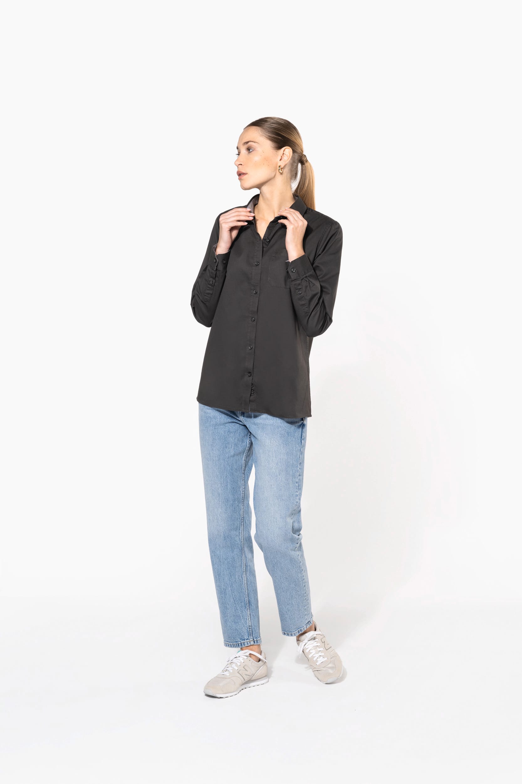 Camisa Nevada de senhora de manga comprida