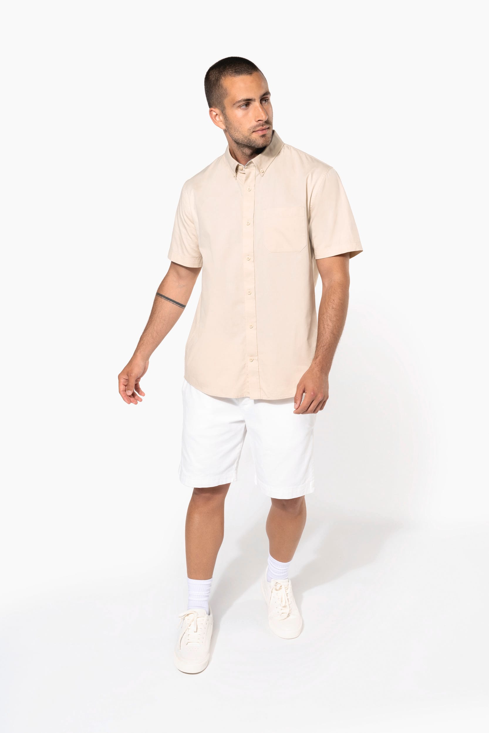 Chemise coton manches courtes Ariana III homme - Image 7