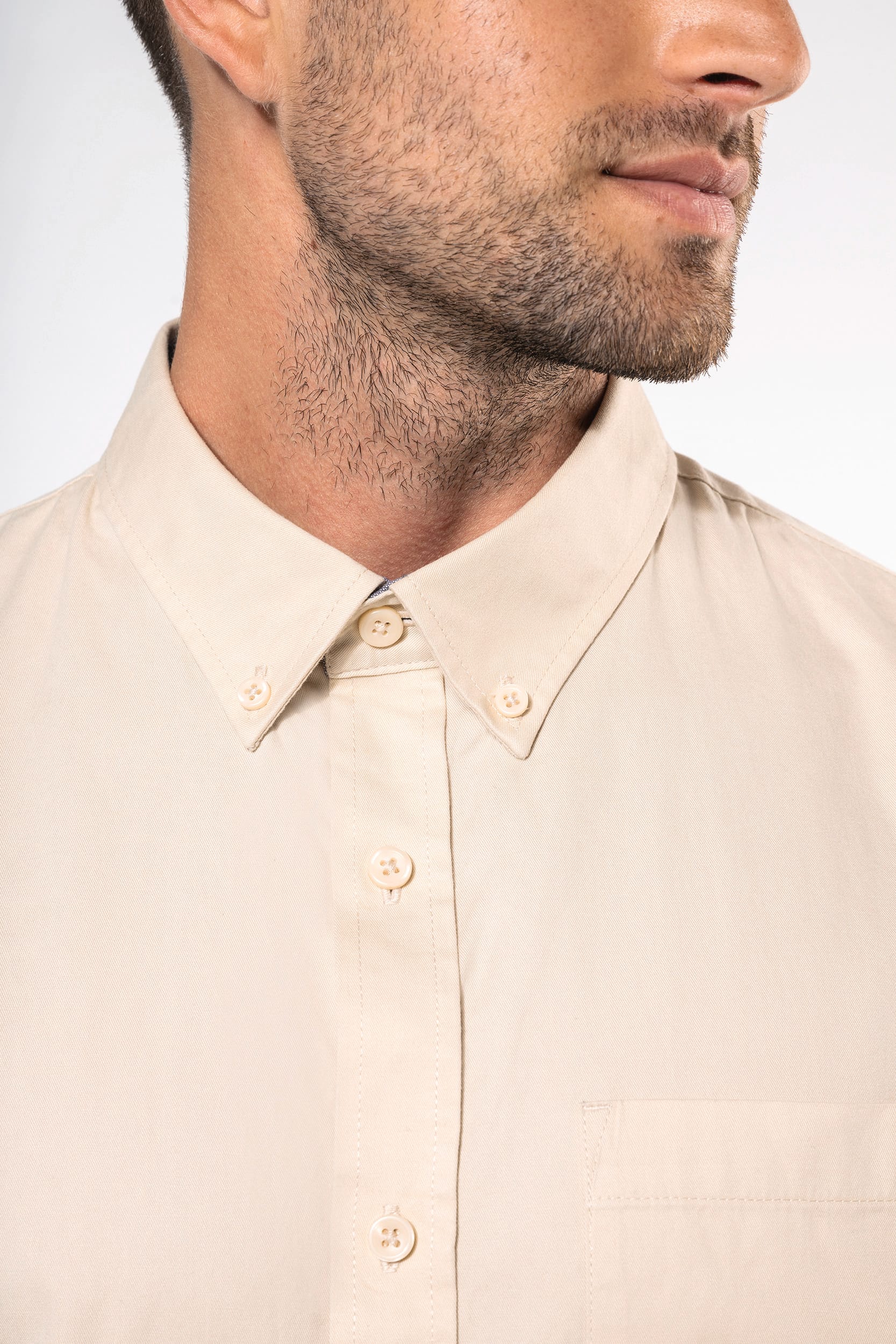 Chemise coton manches courtes Ariana III homme - Image 3