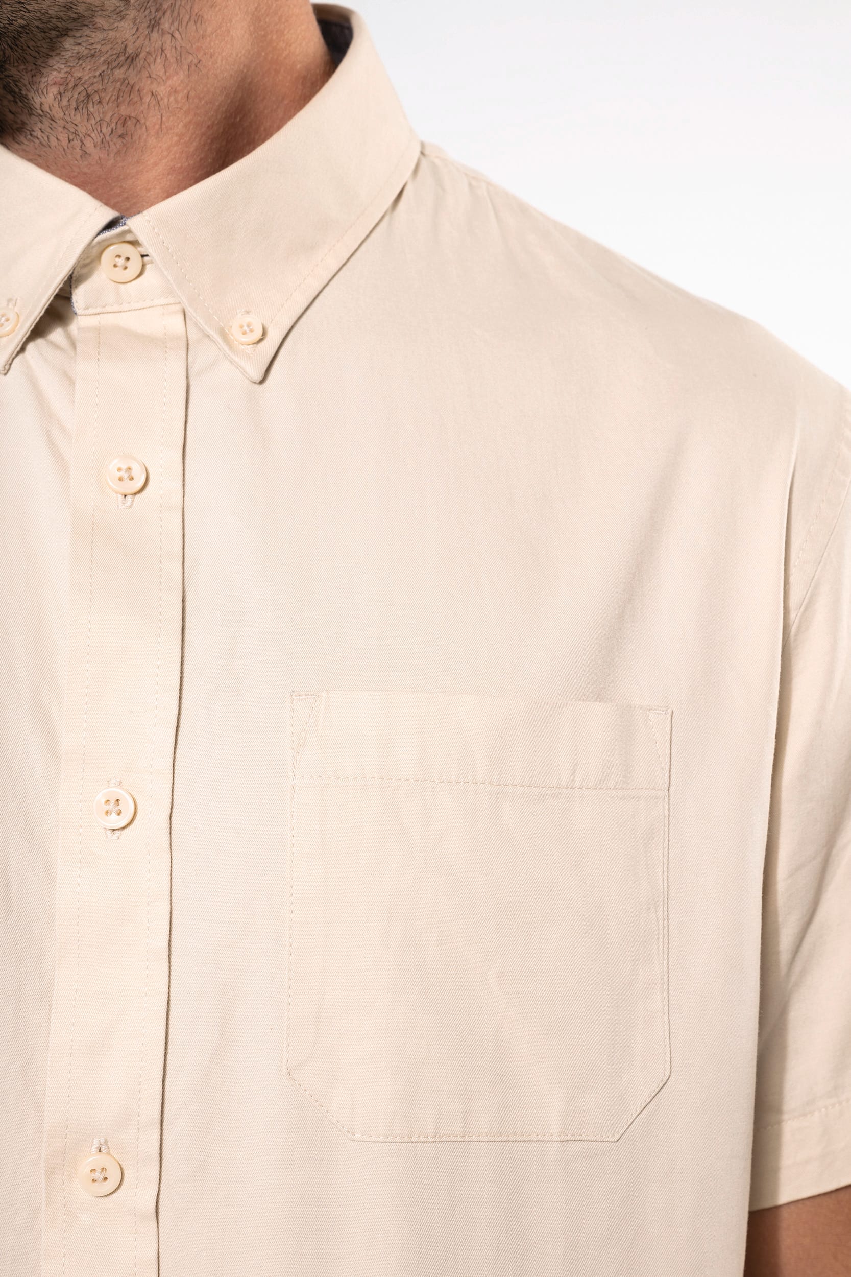 Chemise coton manches courtes Ariana III homme - Image 4