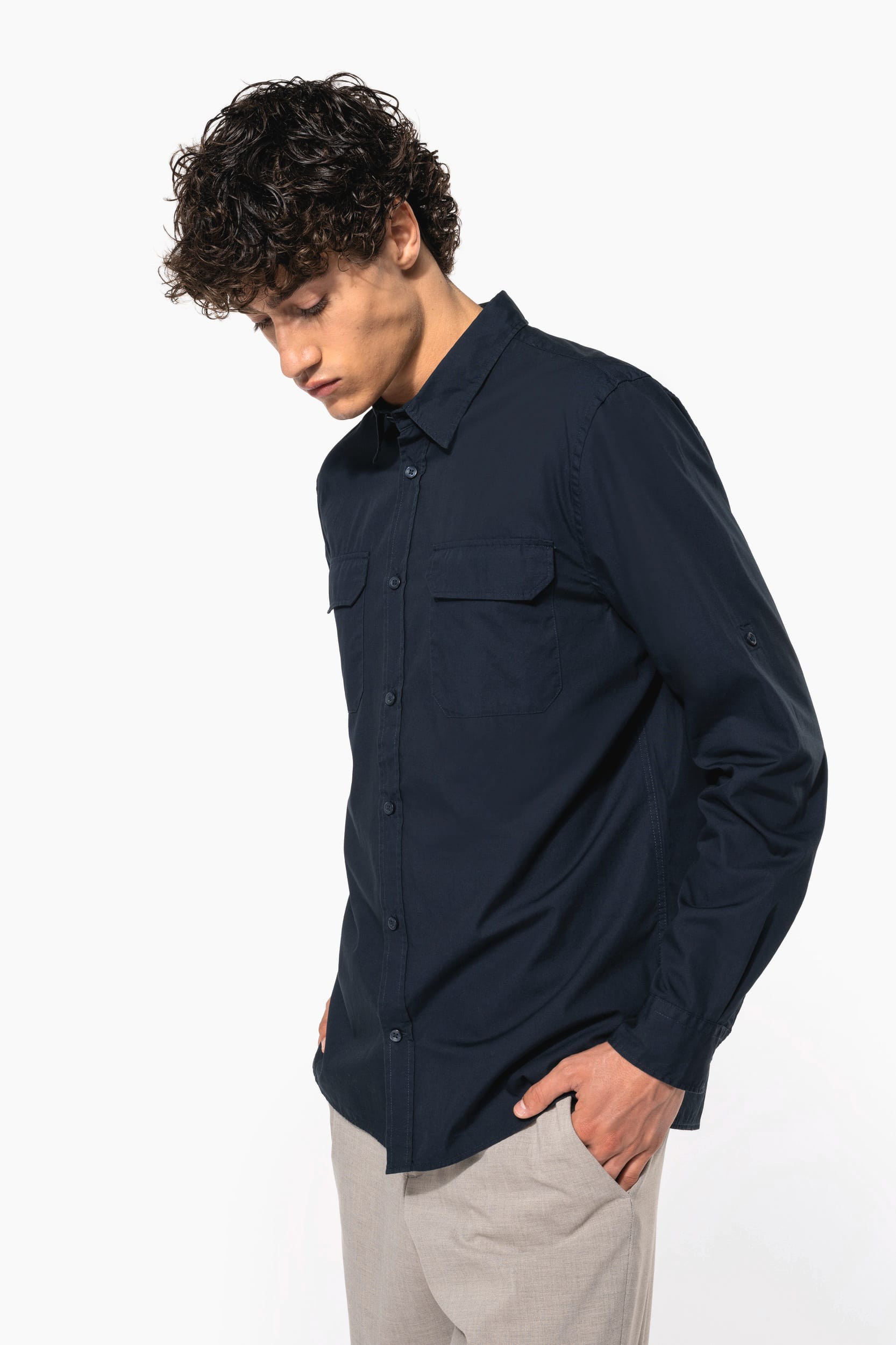 Chemise safari manches longues homme - Image 8