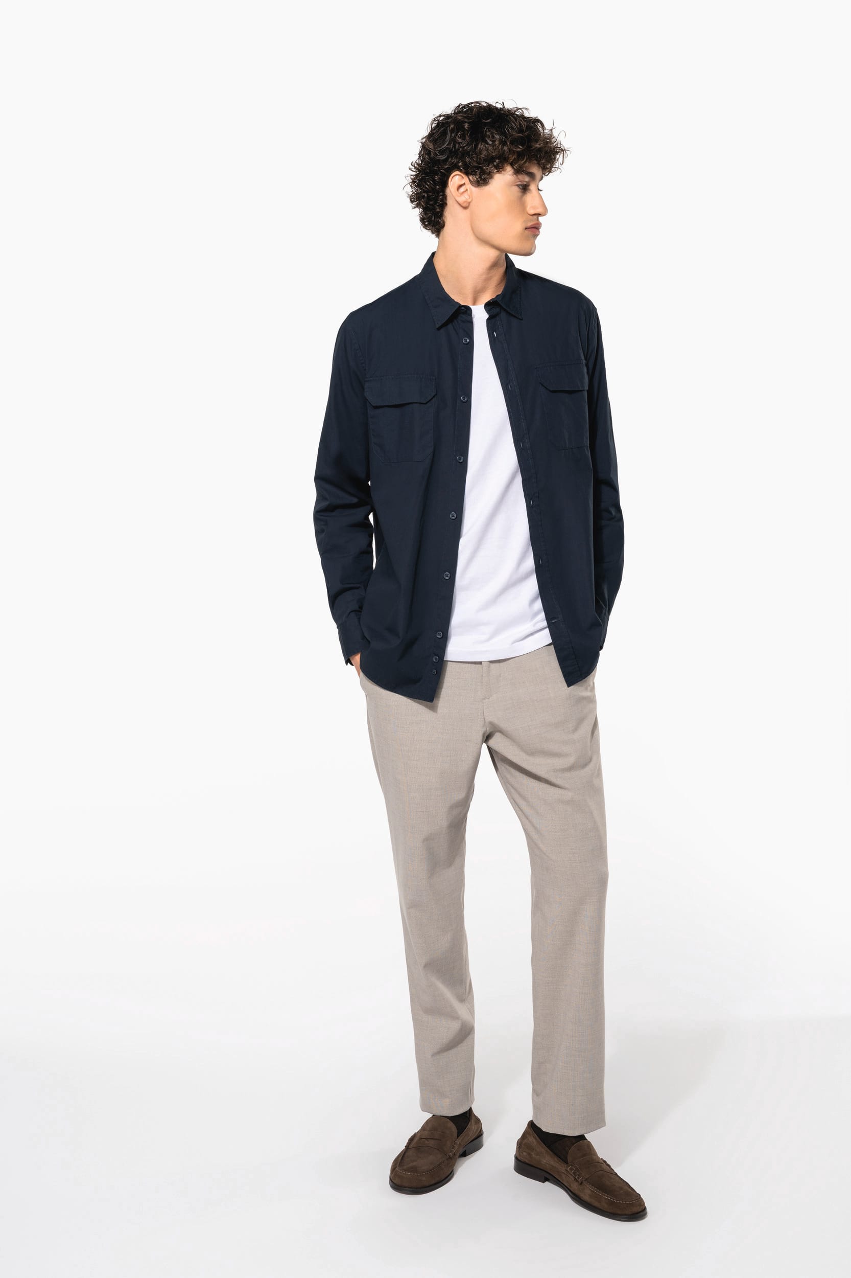 Chemise safari manches longues homme - Image 12