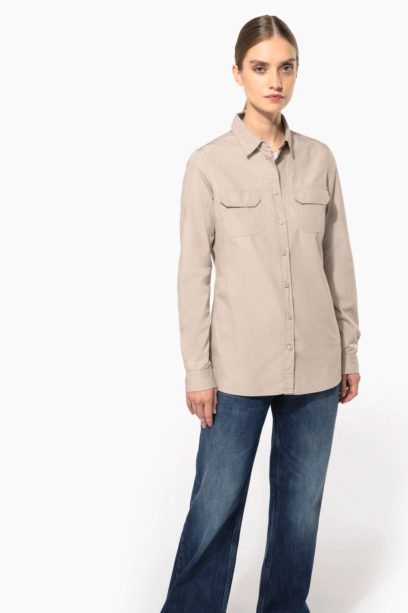 Chemise safari manches longues femme - Image 9
