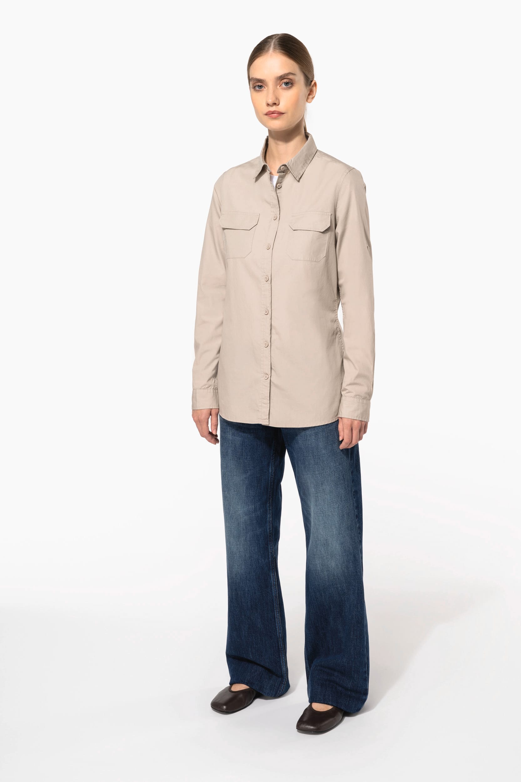 Chemise safari manches longues femme - Image 7