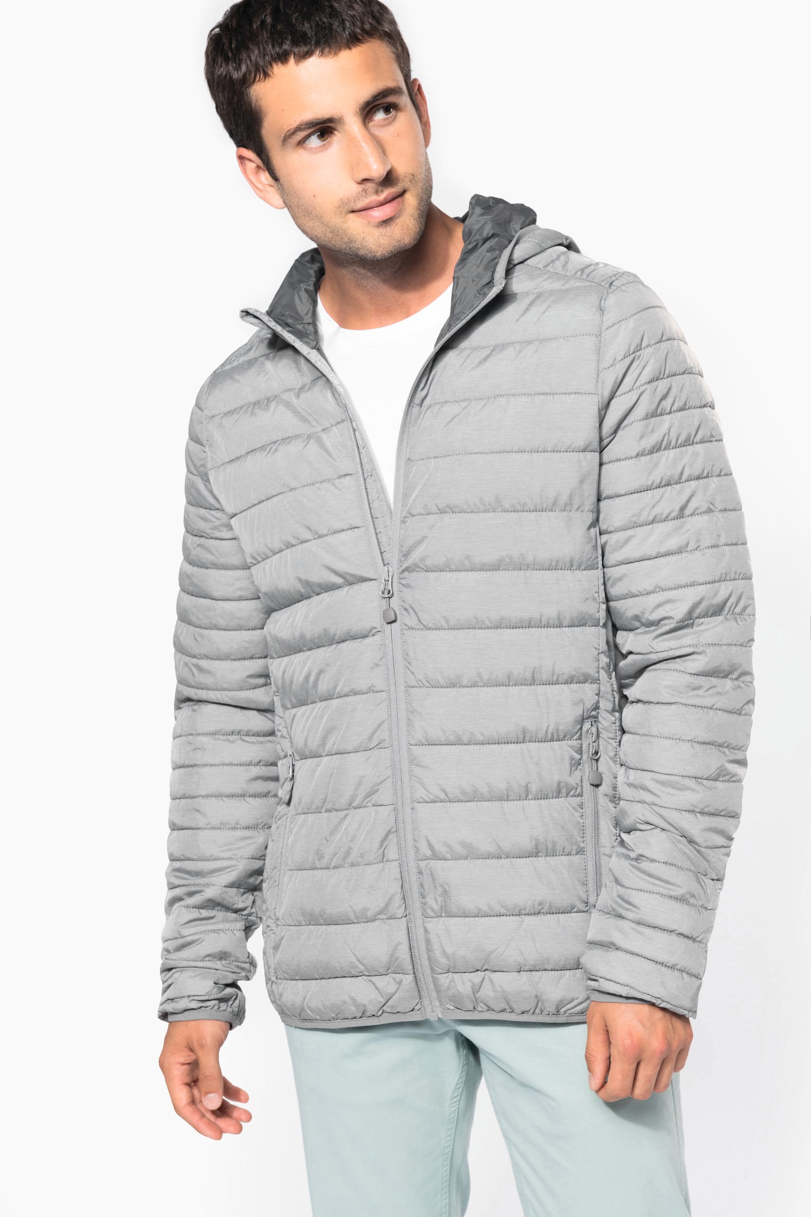 Doudoune légère capuche homme