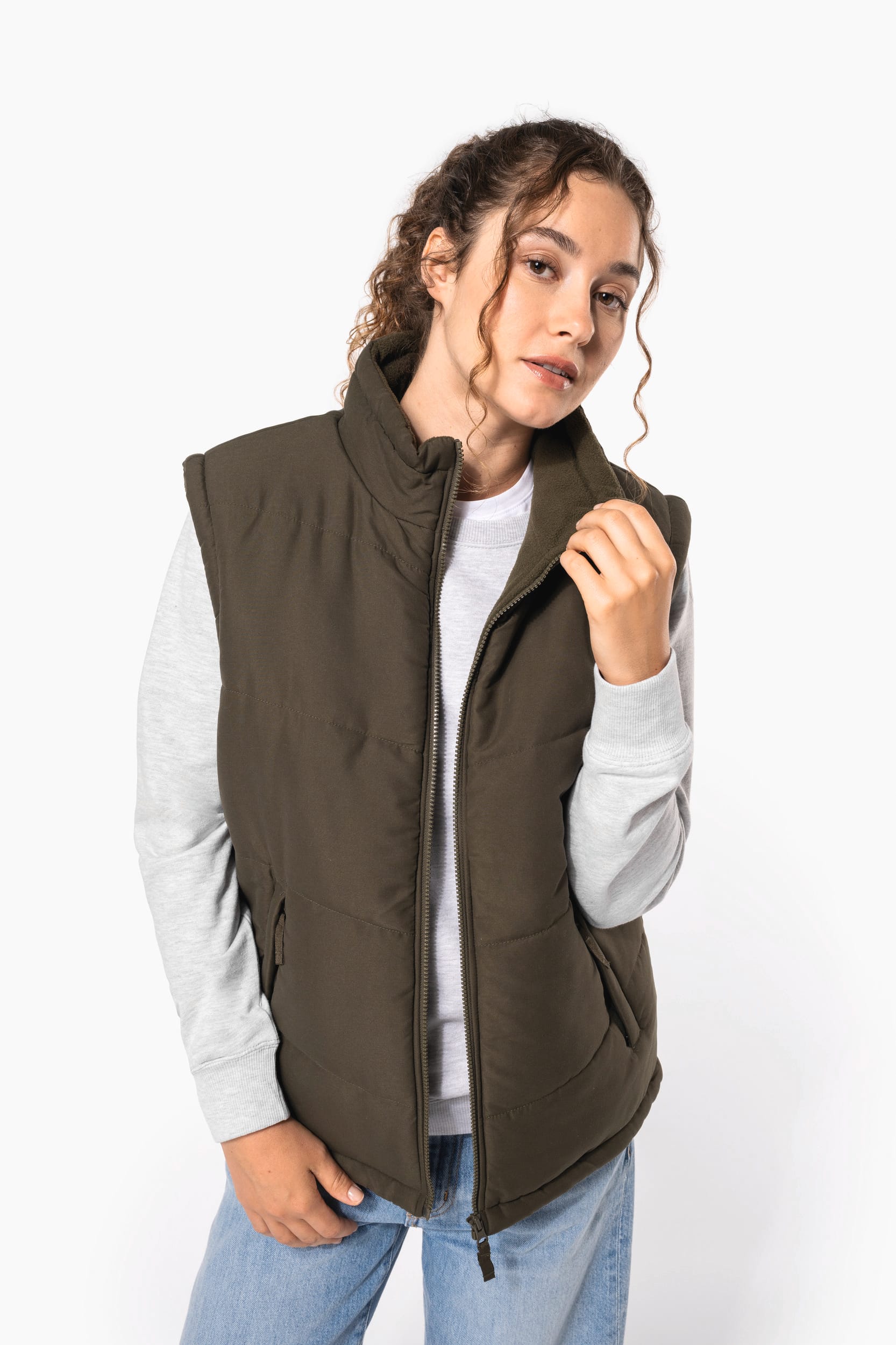 Colete com forro polar