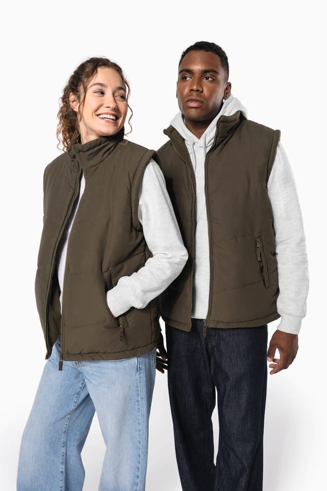 Fleece lined bodywarmer